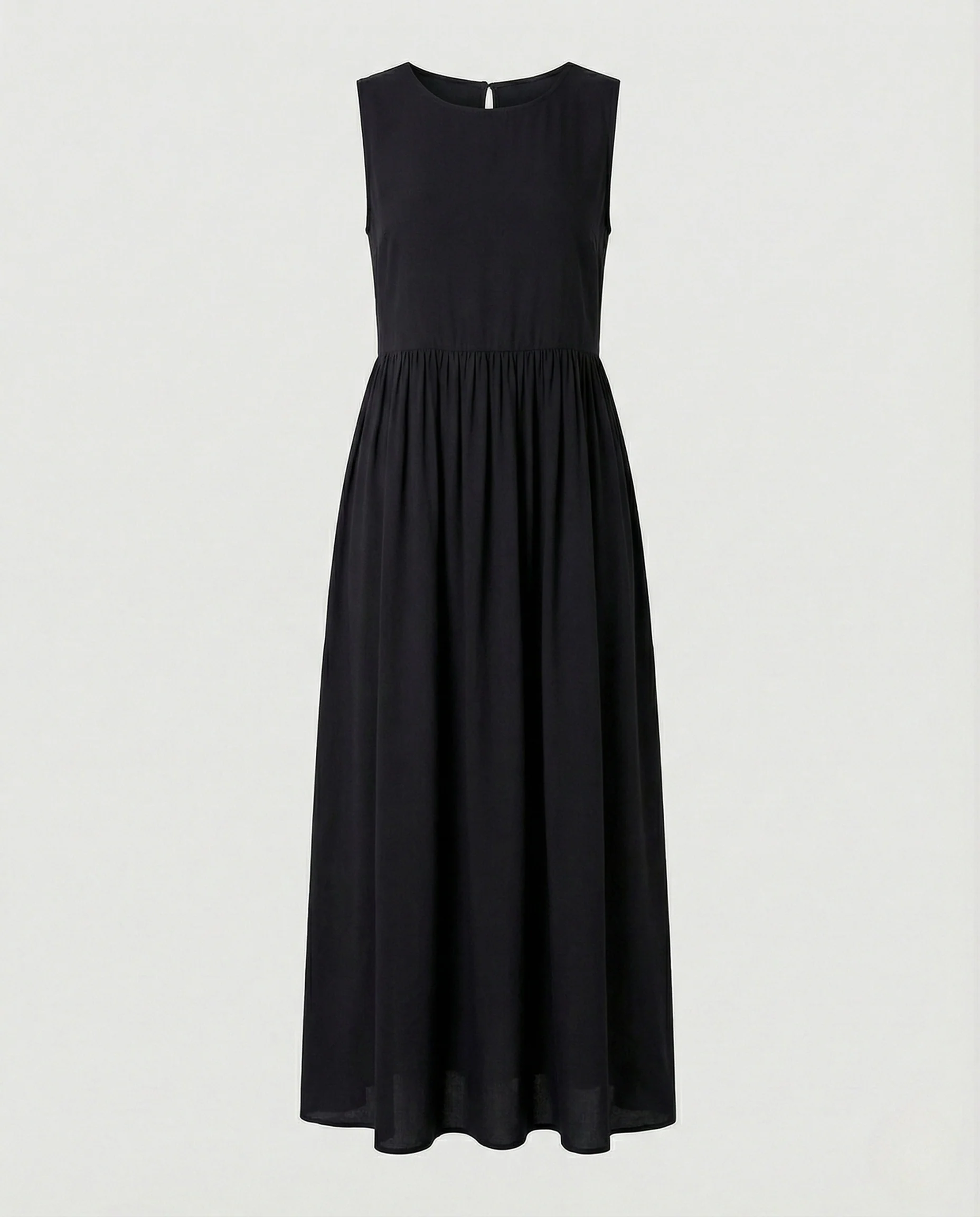 Damen Ärmelloses Maxikleid mit Schmetterlingsprint - Image 9