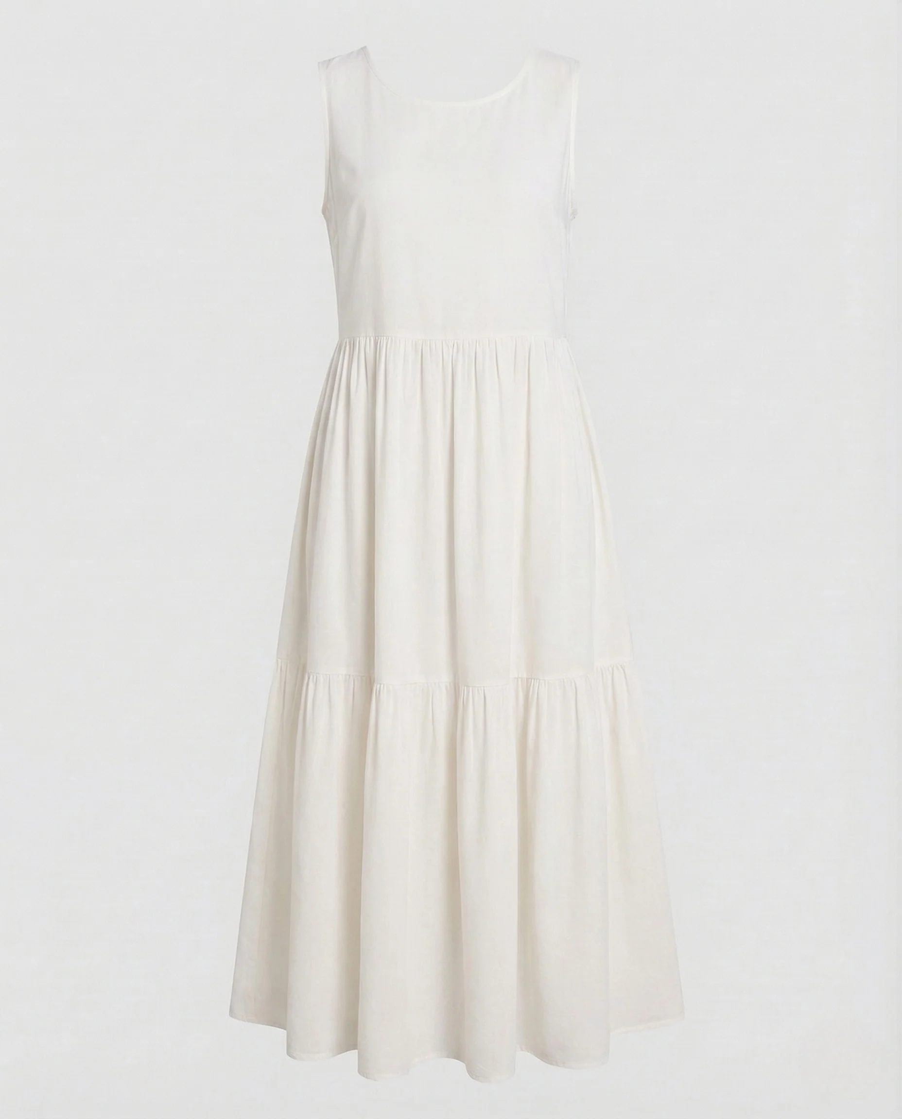 Damen Maxikleid Stufenrock Print - Image 8