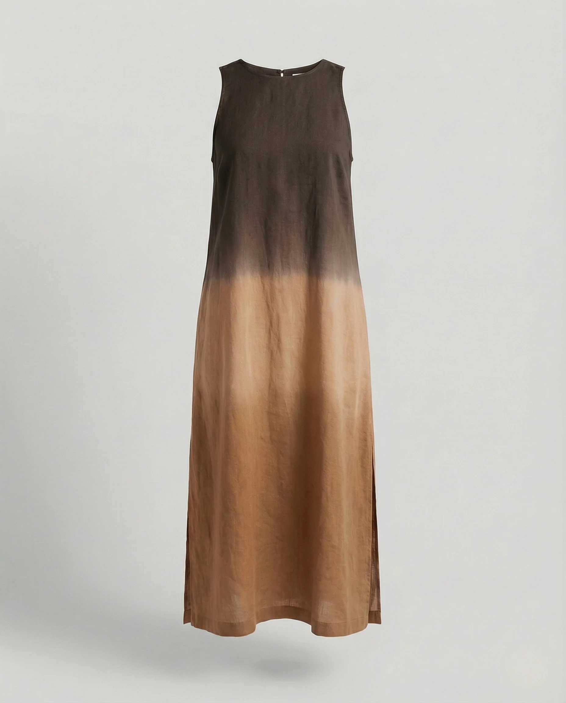 Damen Midikleid Satinoptik mit Schlitz - Image 8