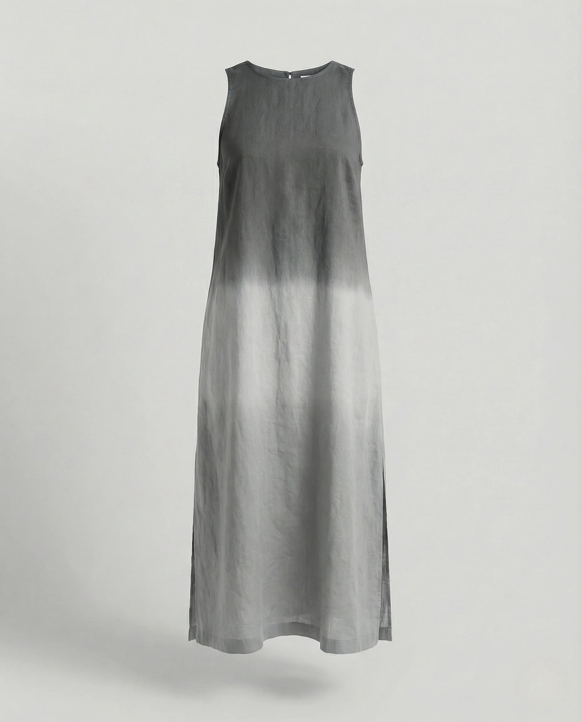 Damen Midikleid Satinoptik mit Schlitz - Image 9