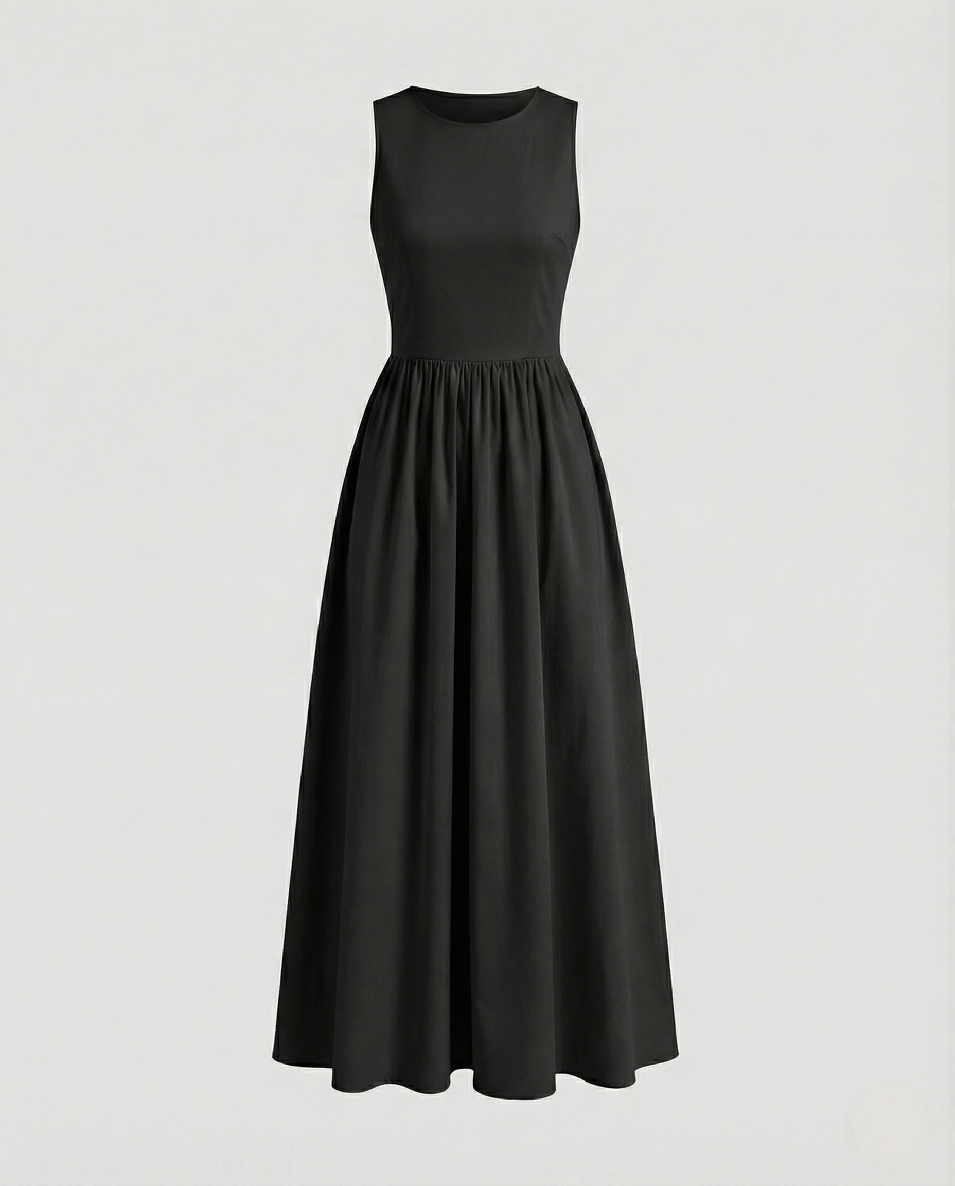 Damen Sommer Maxikleid mit Jersey Oberteil - Image 6