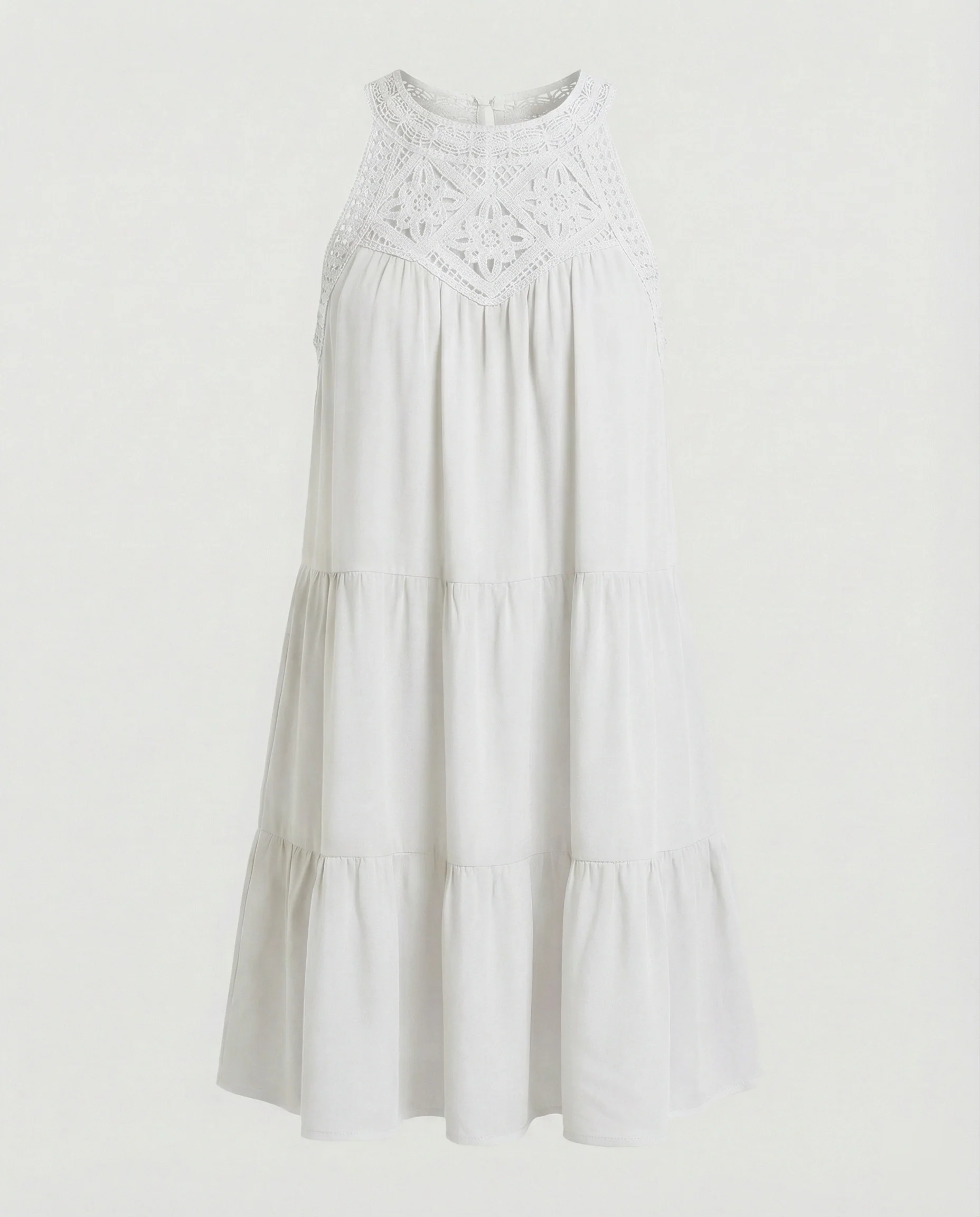Damen Sommerkleid mit Spitze Freizeitkleid - Image 11