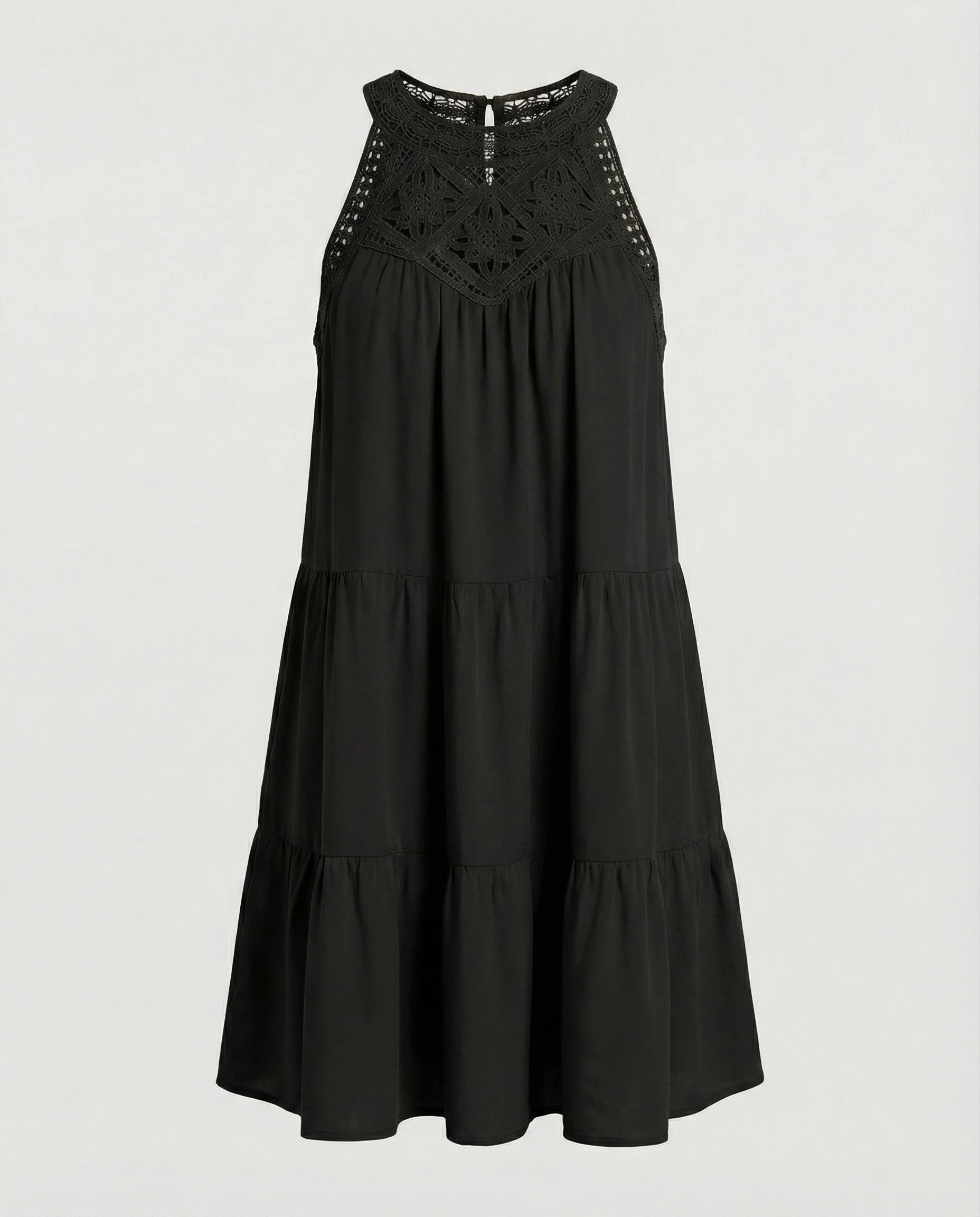 Damen Sommerkleid mit Spitze Freizeitkleid - Image 7
