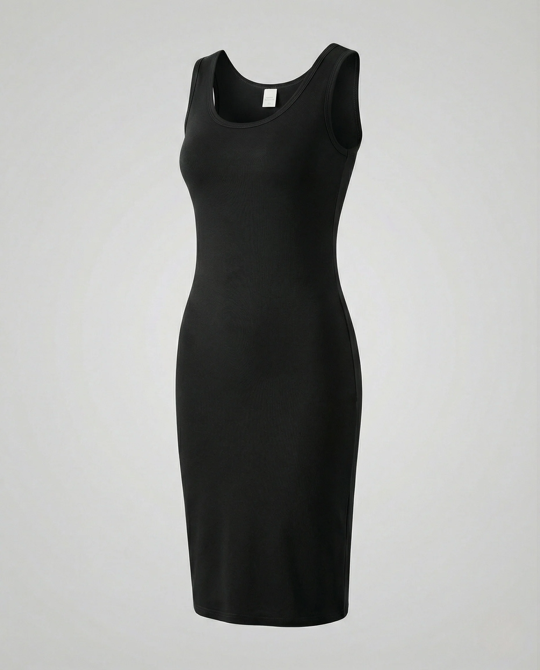 Damen Stretch Jersey Midikleid Figurbetont - Image 6