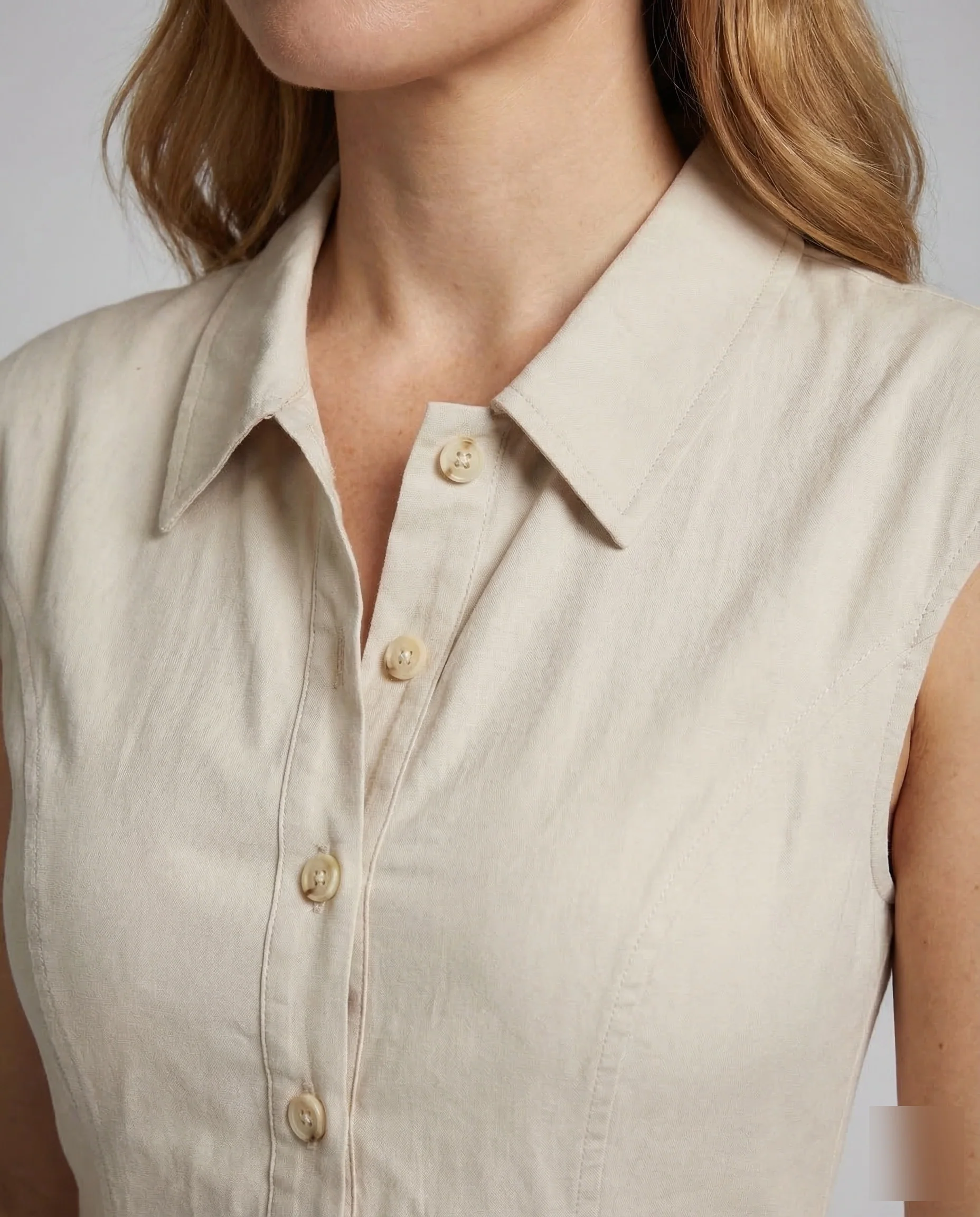 Damen Sommerkleid Hemdkragen - Image 3