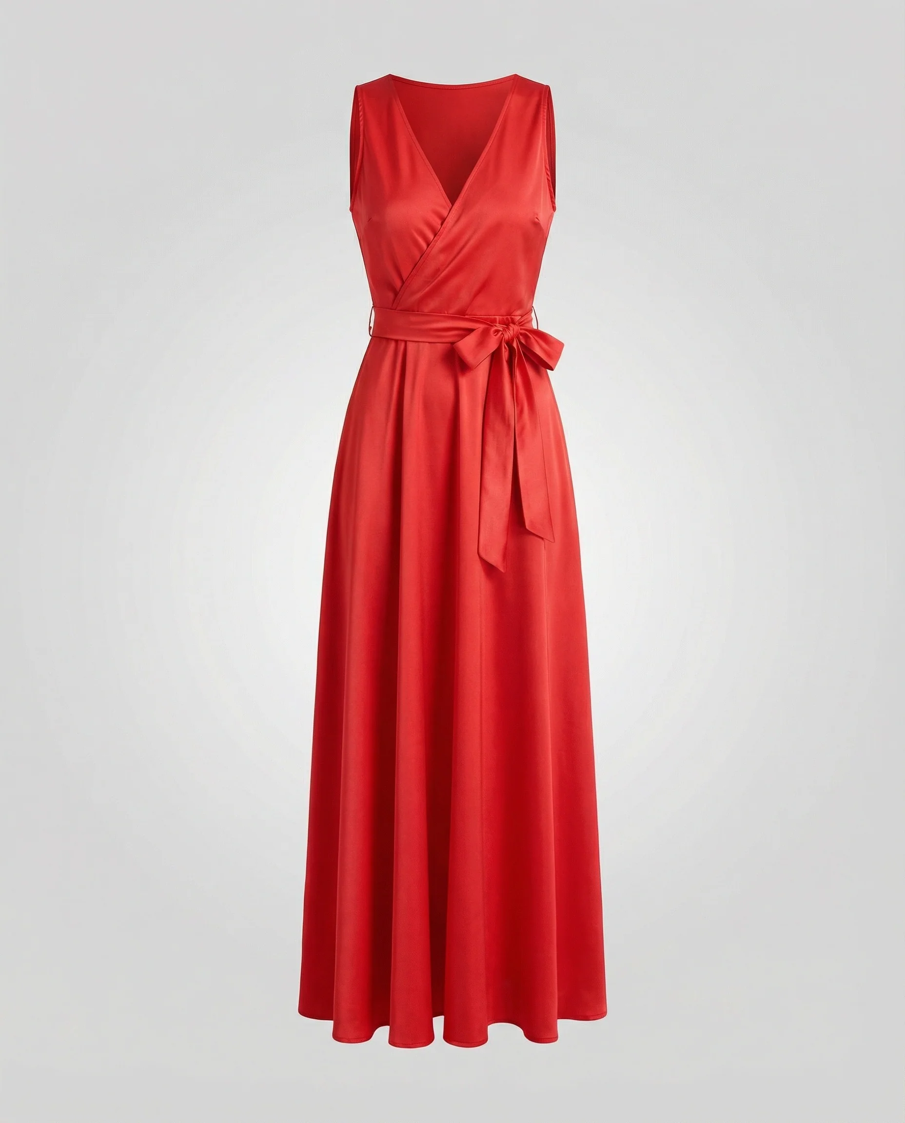 Damen Wickel Maxikleid mit Gürtel - Image 10