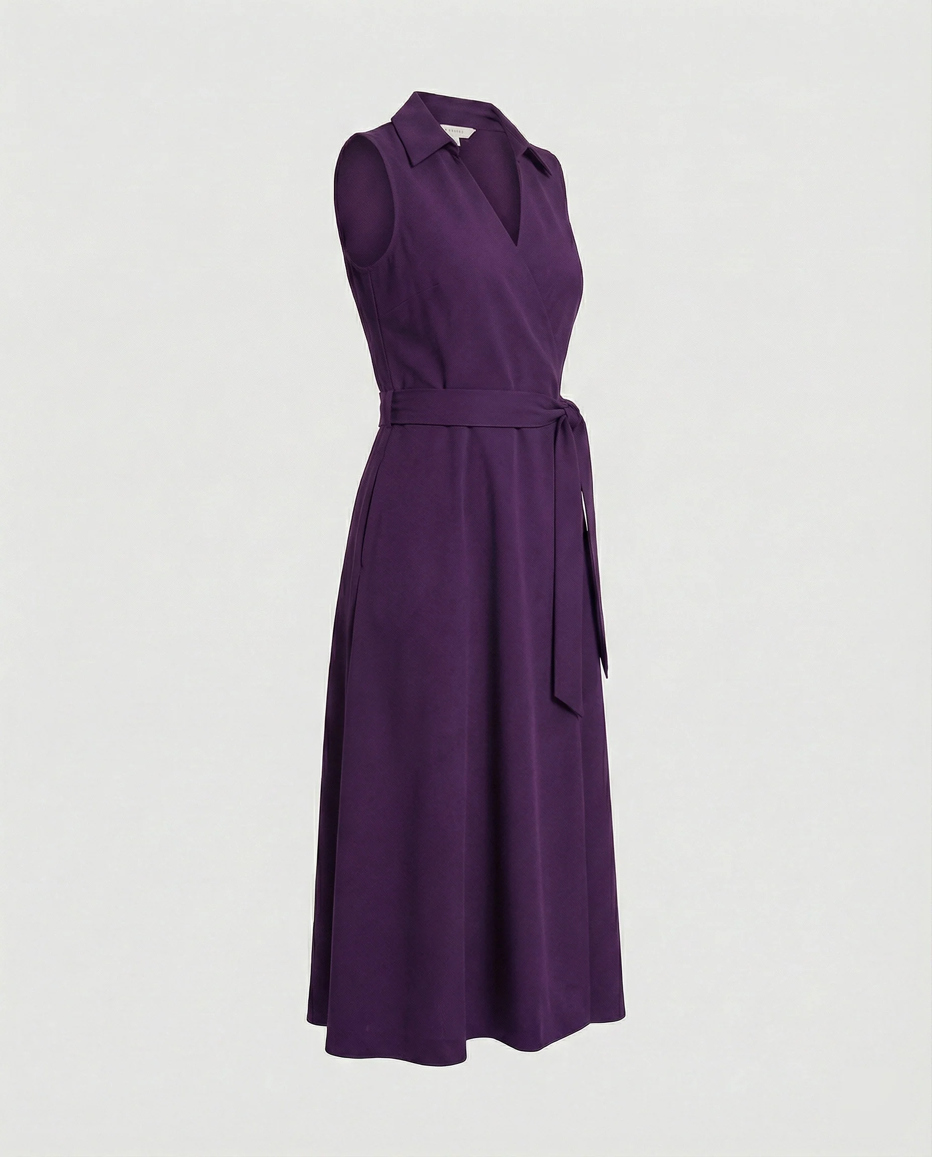 Damen Wickelkleid Freizeitkleid mit Gürtel - Image 6