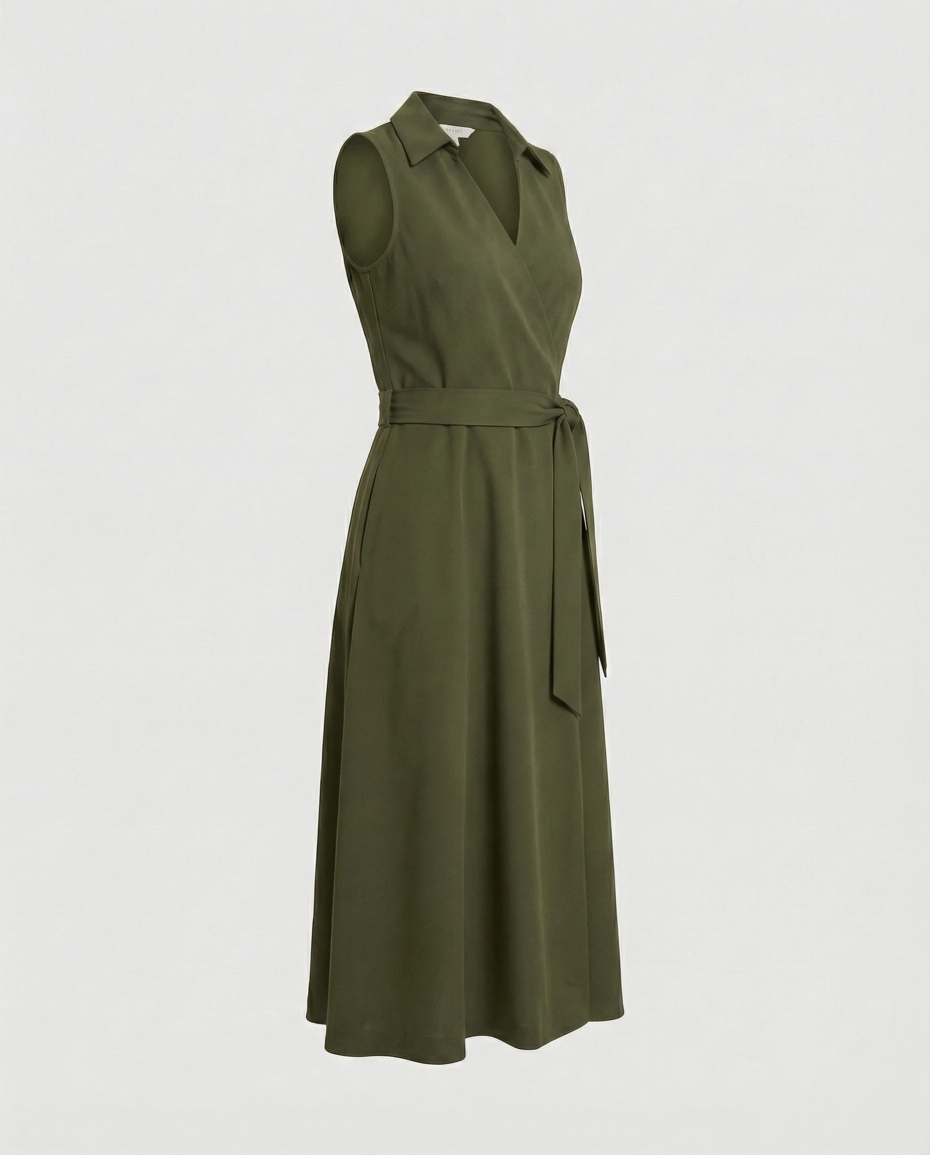 Damen Wickelkleid Freizeitkleid mit Gürtel - Image 7