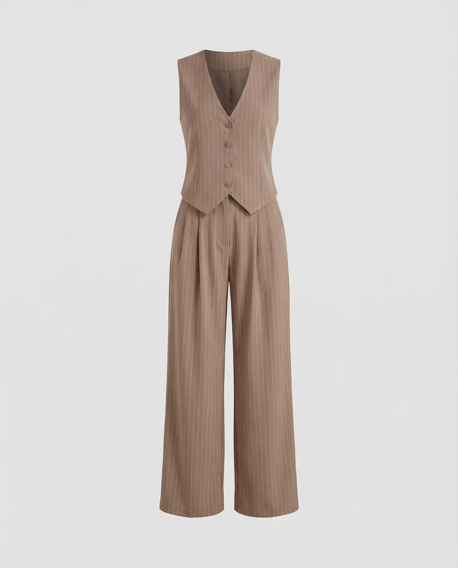 Damen Weste Palazzo Set - Image 4