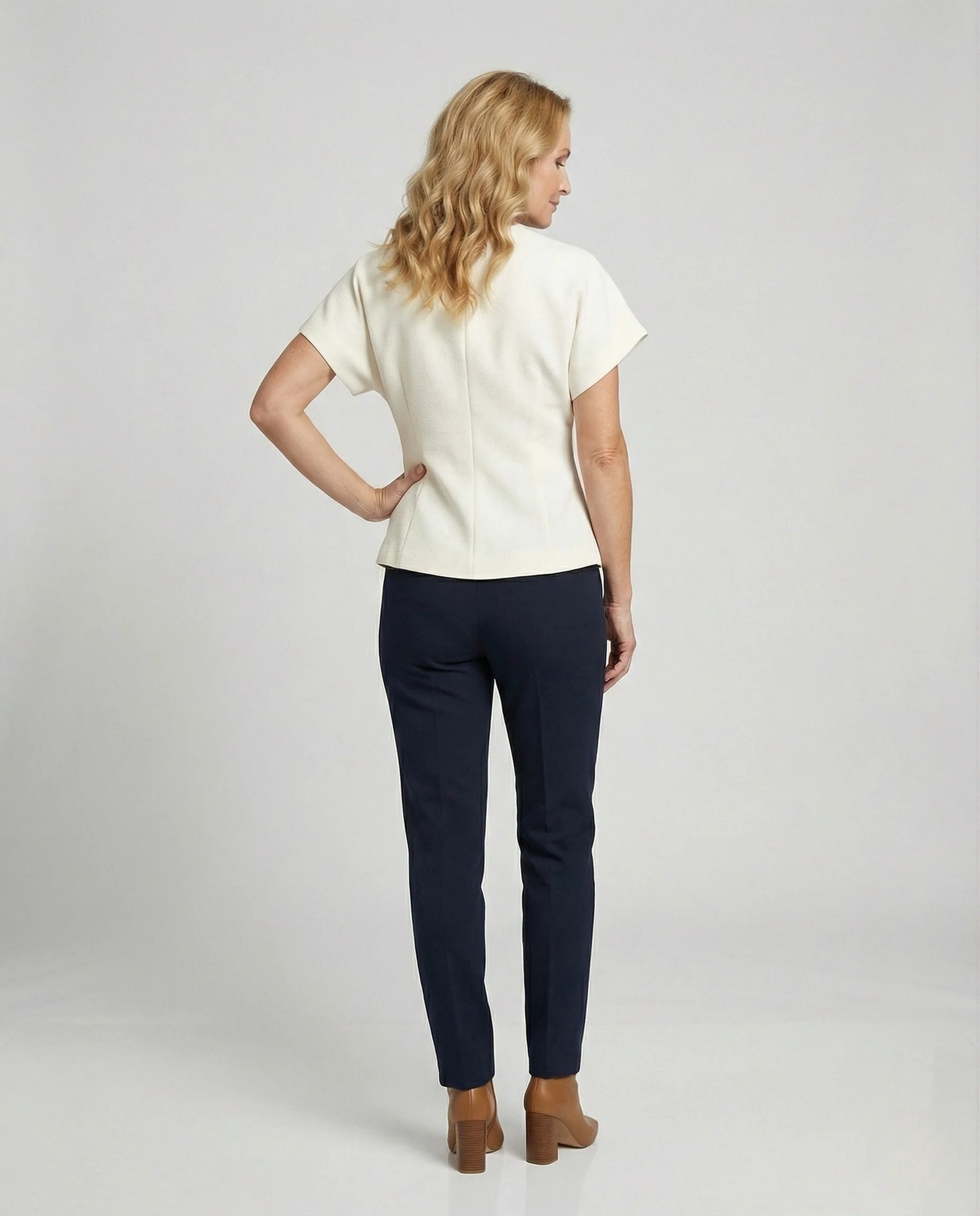 Kurzblazer Asymmetrisch Mit Schößchen Damen - Image 4
