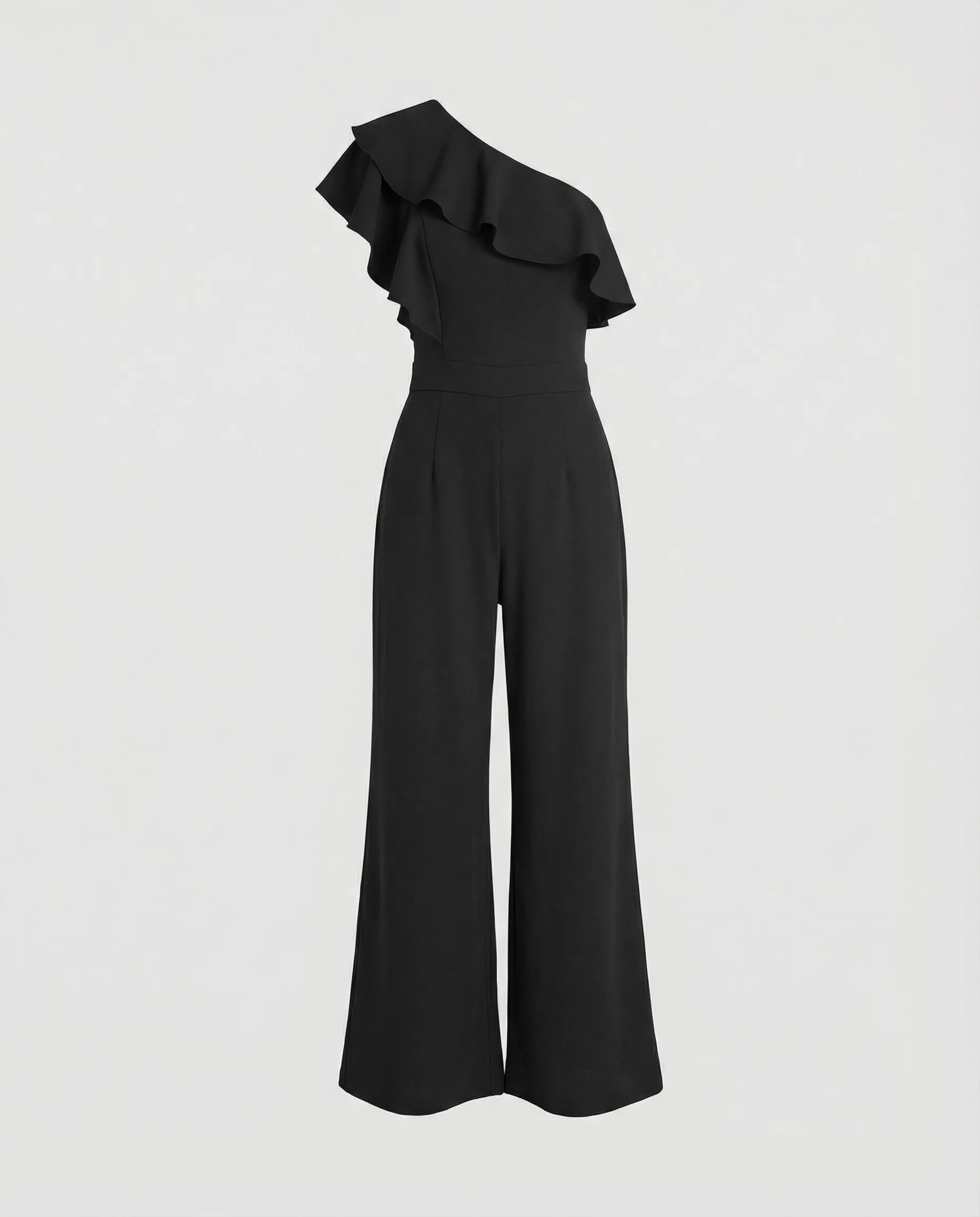 Jumpsuit elegant schulterfrei mit Volant - Image 4