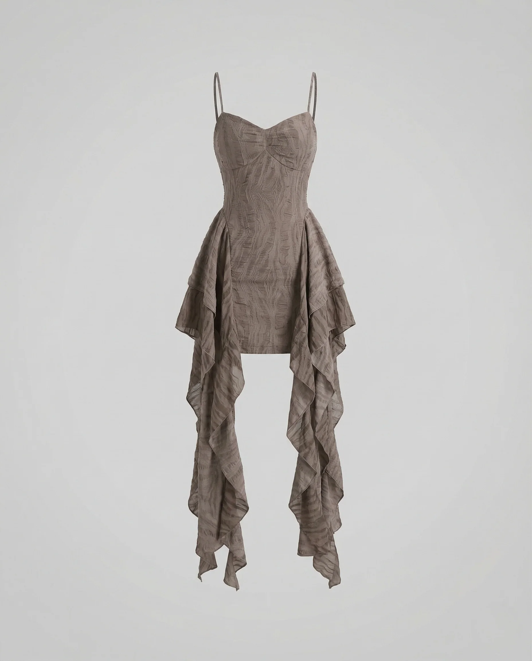 Damen Boho Minikleid Korsett - Image 5