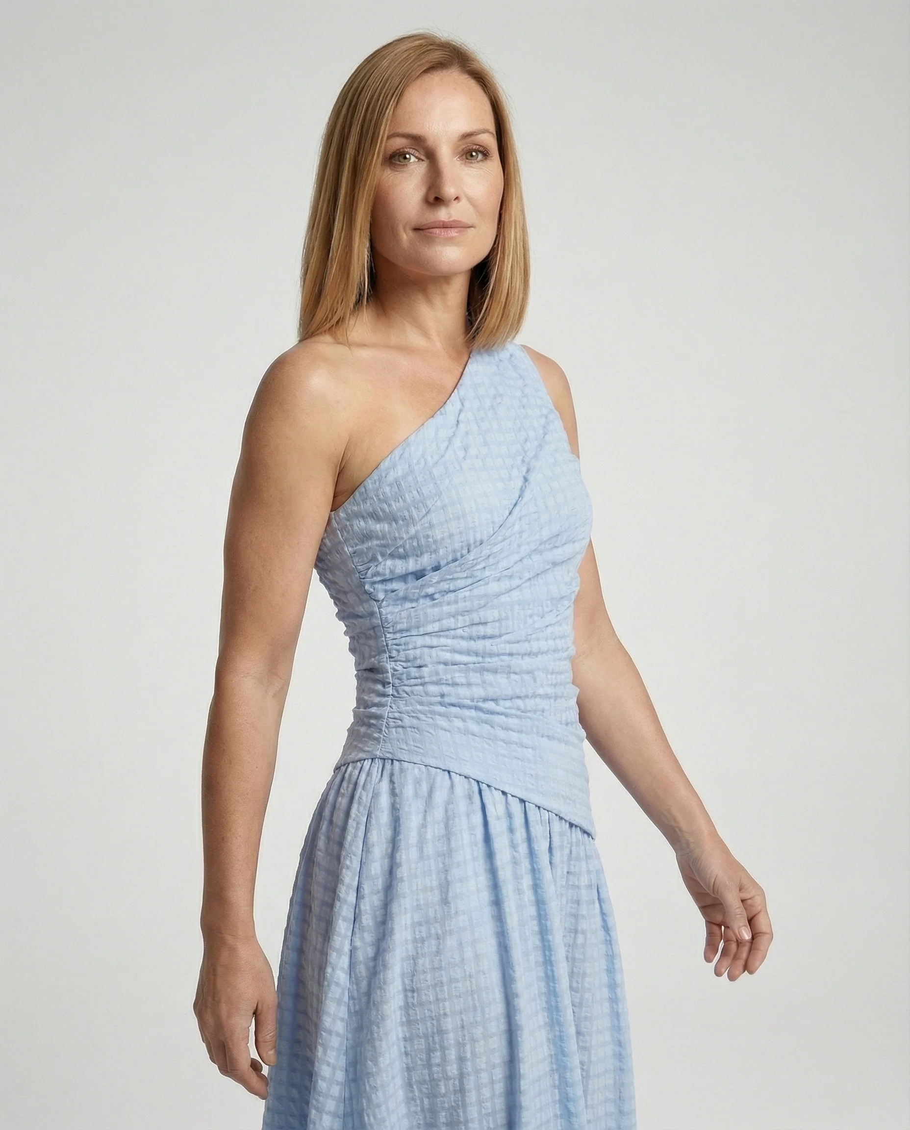 Damen Abendkleid One Shoulder Maxi - Image 2