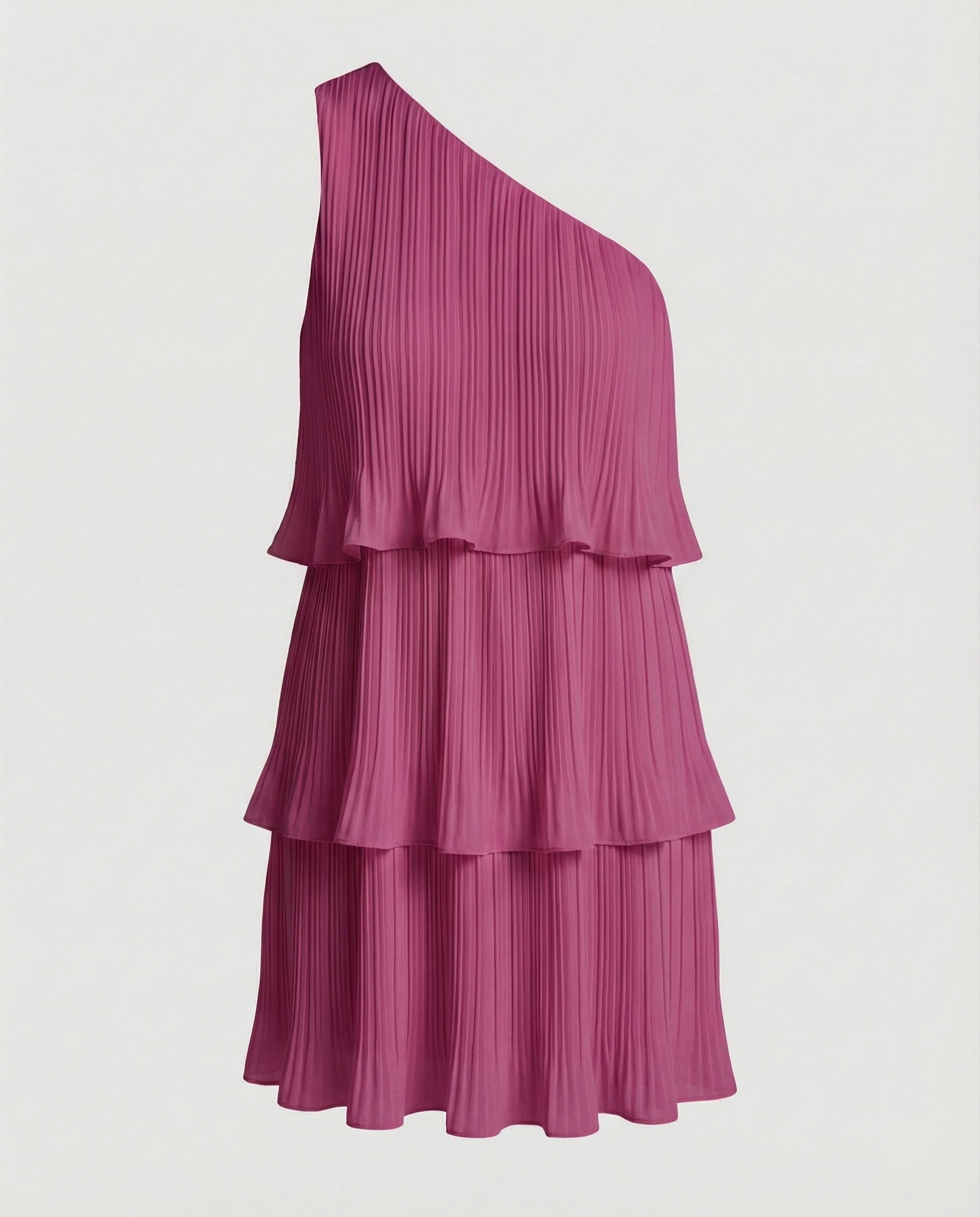 Damen Sommerkleid One Shoulder mit Volants - Image 10