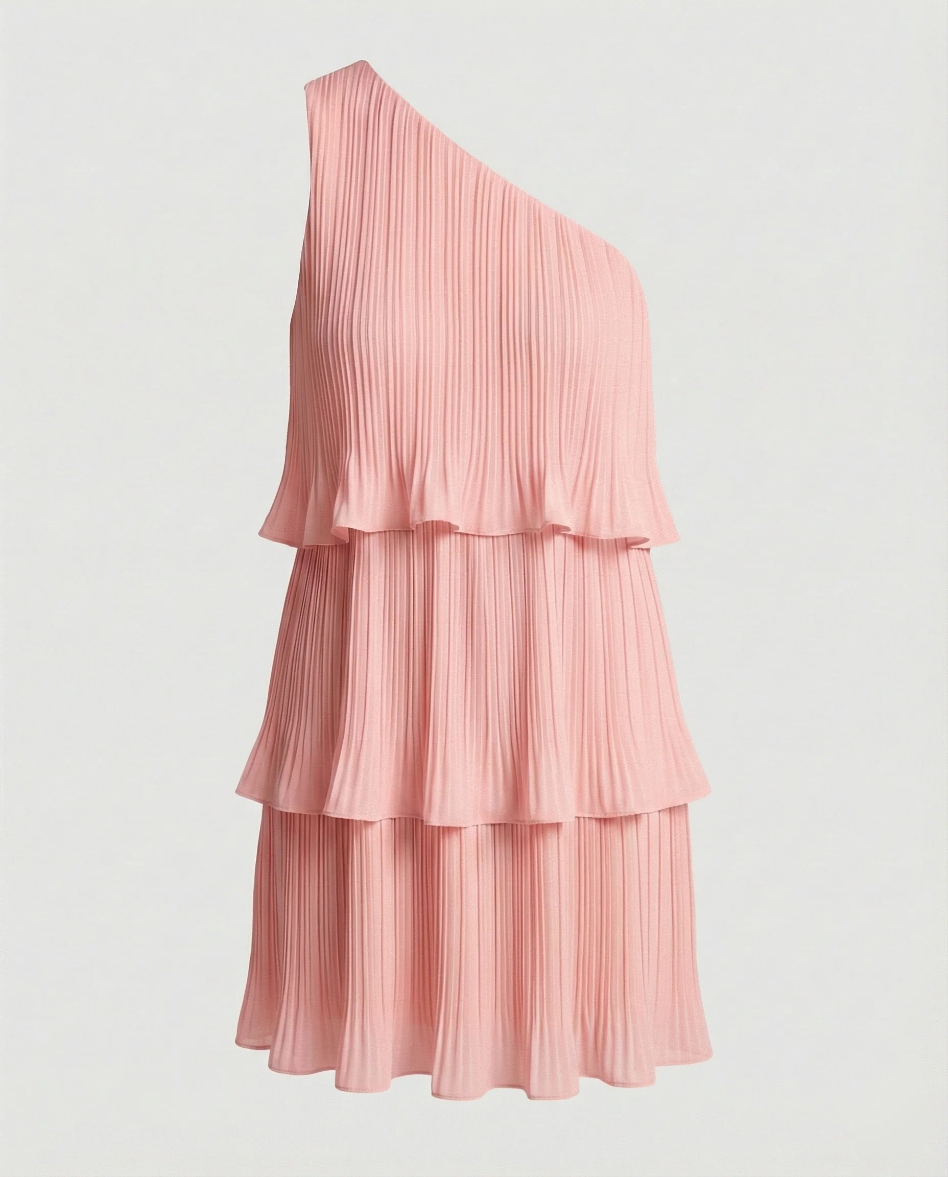 Damen Sommerkleid One Shoulder mit Volants - Image 5