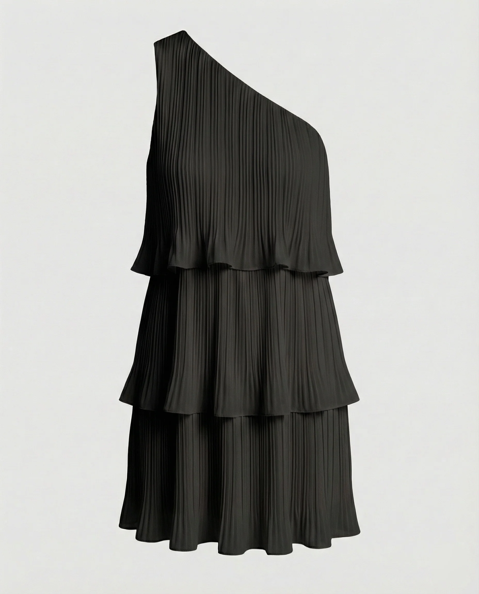 Damen Sommerkleid One Shoulder mit Volants - Image 6