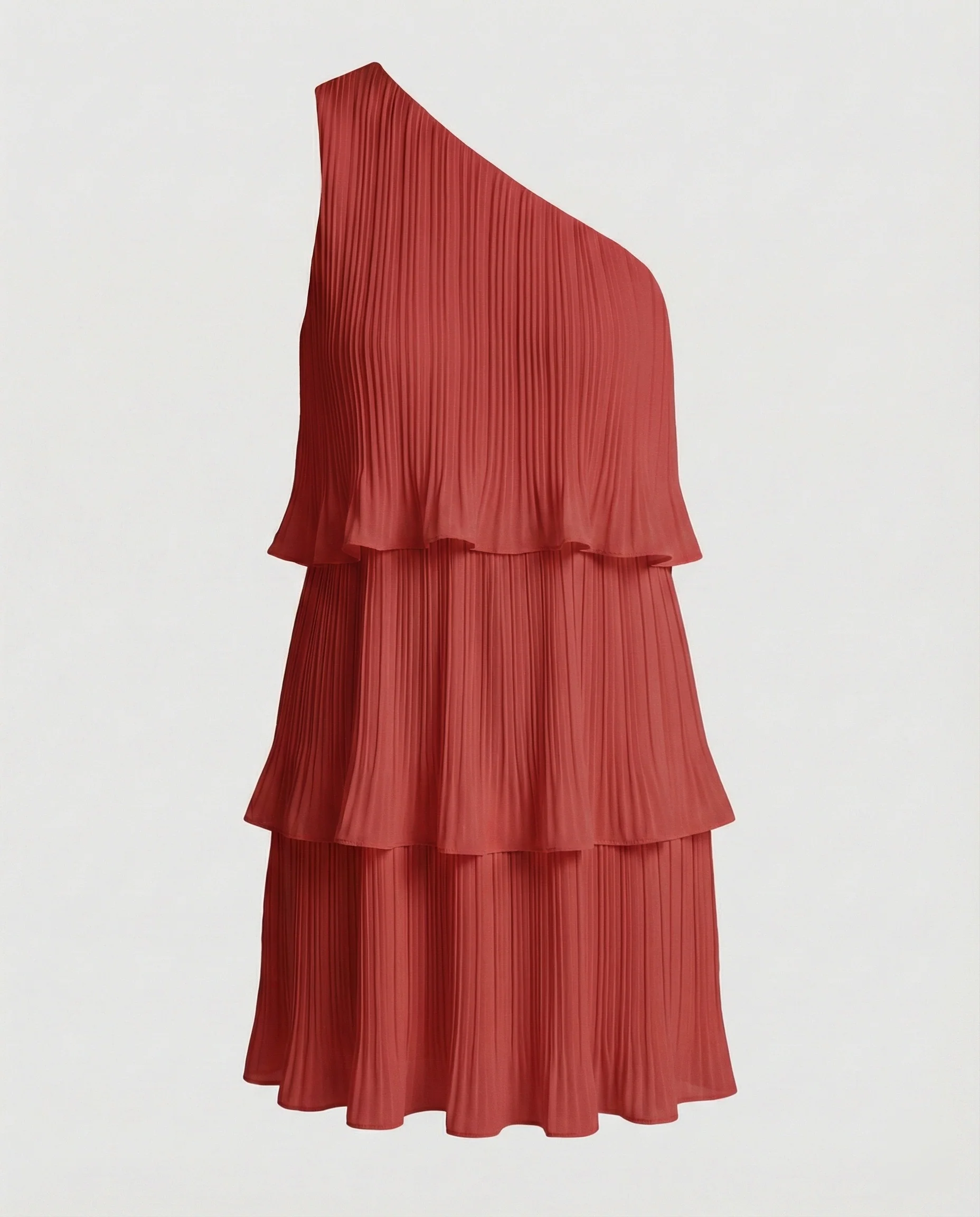 Damen Sommerkleid One Shoulder mit Volants - Image 7