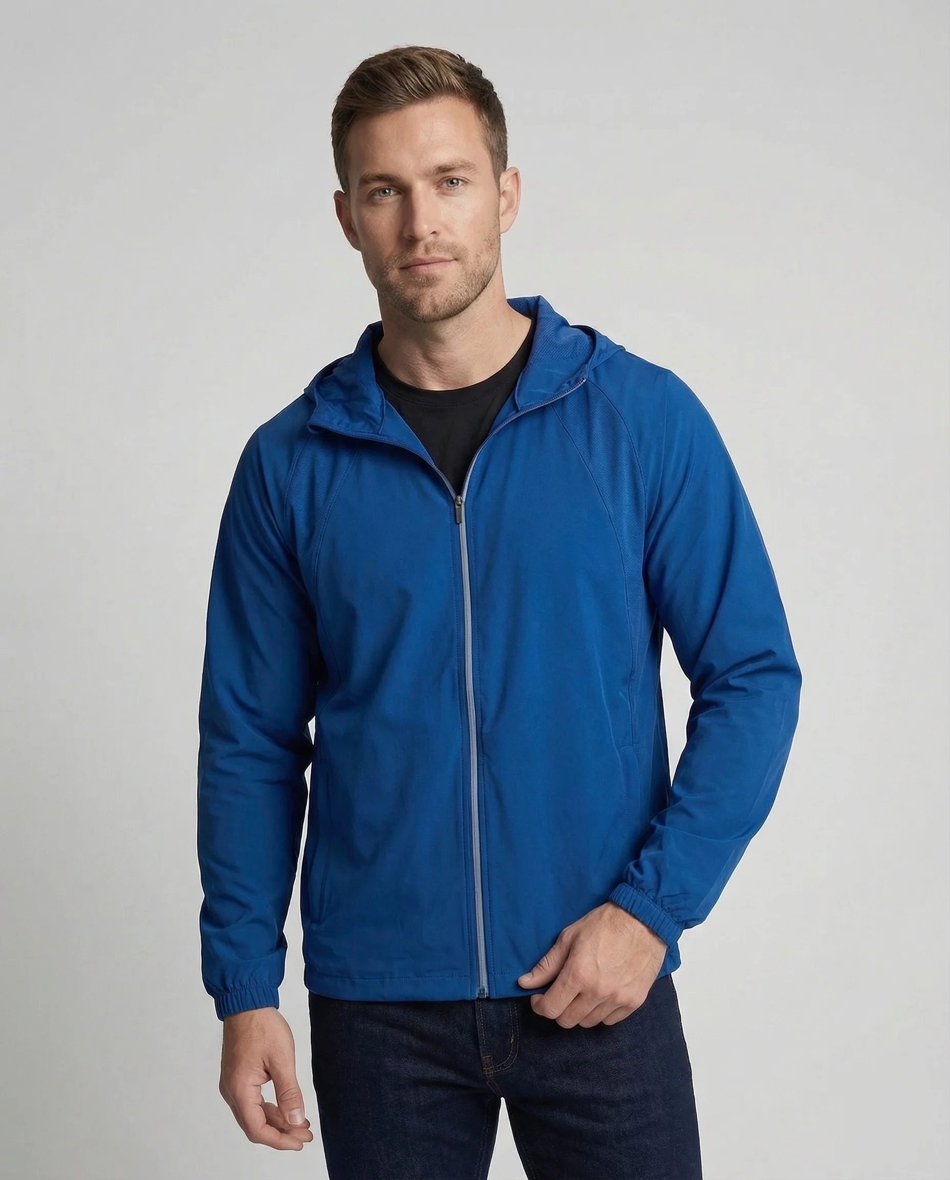 Damen Leichte Lauf- und Sonnenjacke mit Kapuze - Image 2