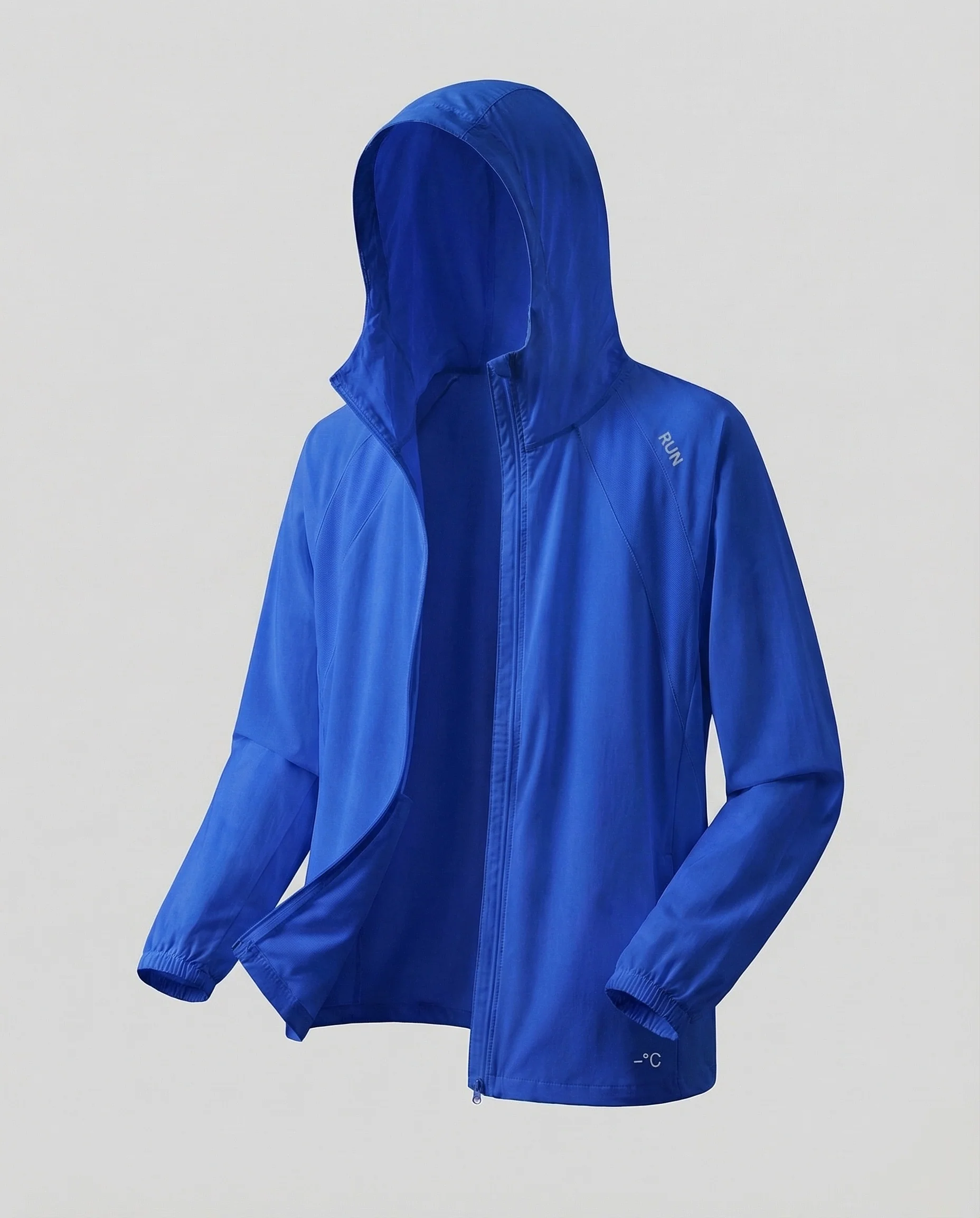 Damen Leichte Lauf- und Sonnenjacke mit Kapuze - Image 7