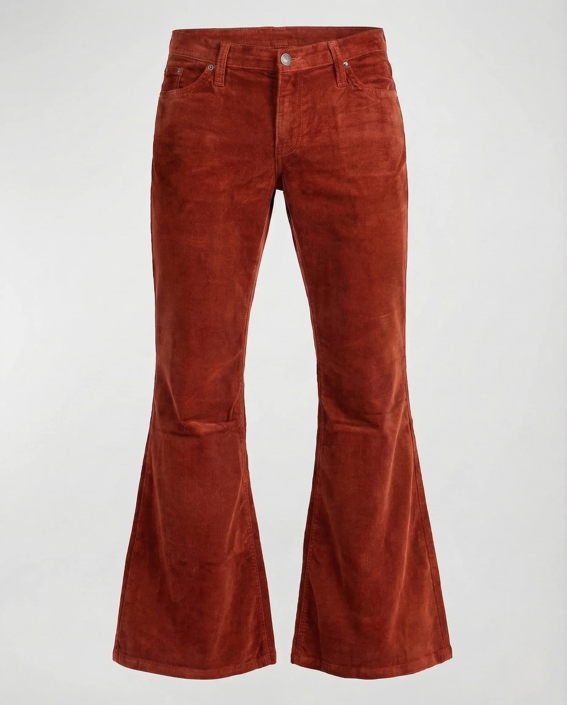 Damen Cordhose Schlag High Waist Stretch - Image 9