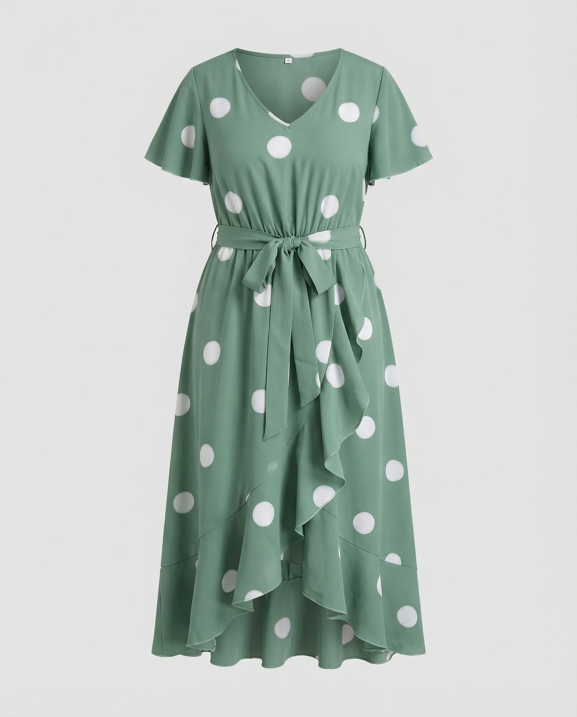 Maxikleid Sommer Damen Gepunktet - Image 5
