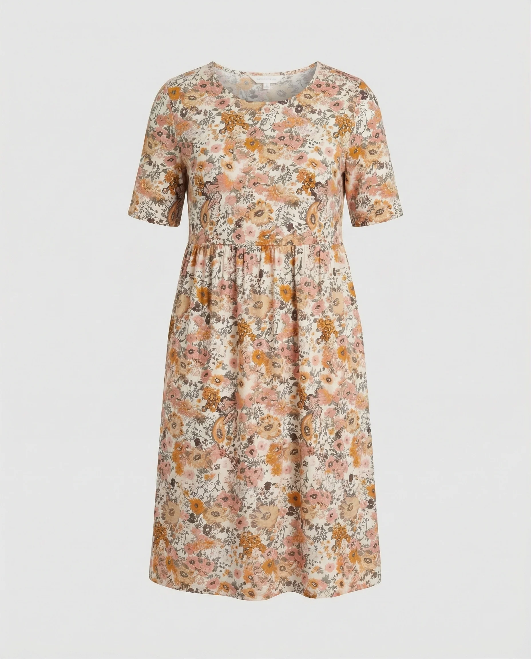 Damen Midikleid ausgestellt mit Taschen - Image 5