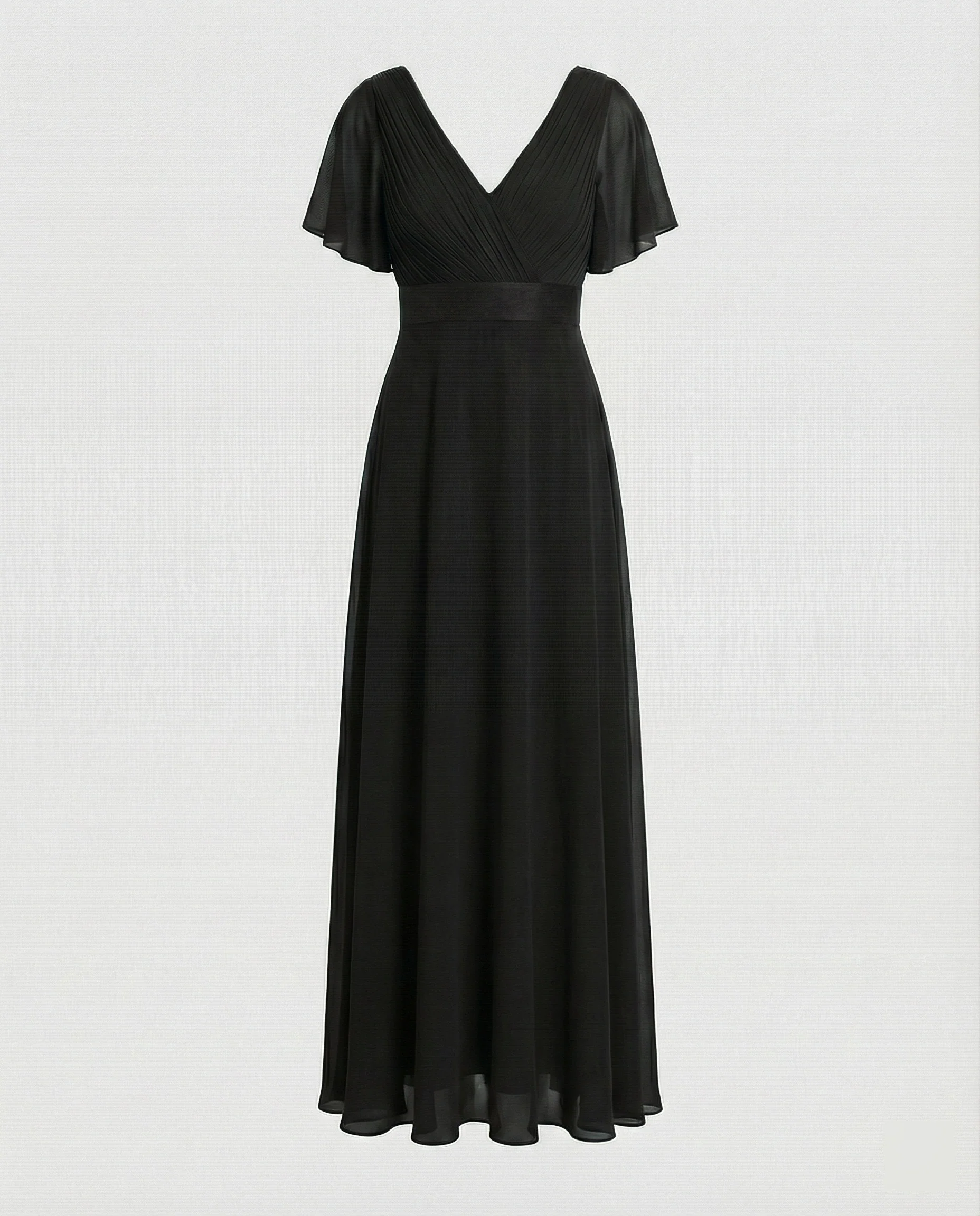 Damen Abendkleid lang Chiffon elegant - Image 8