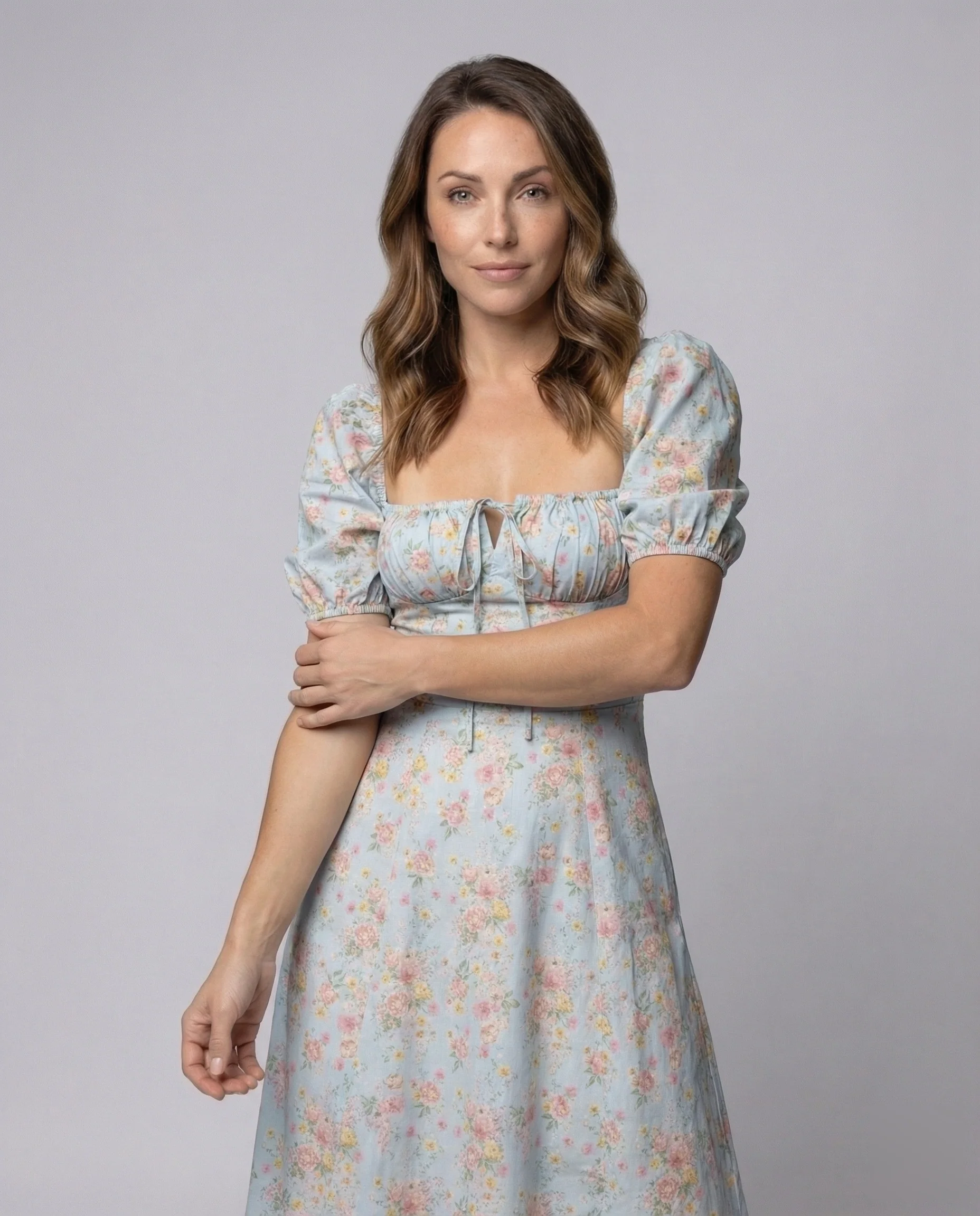 Damen Corsagenkleid Bodenlang mit Schlitz - Image 2