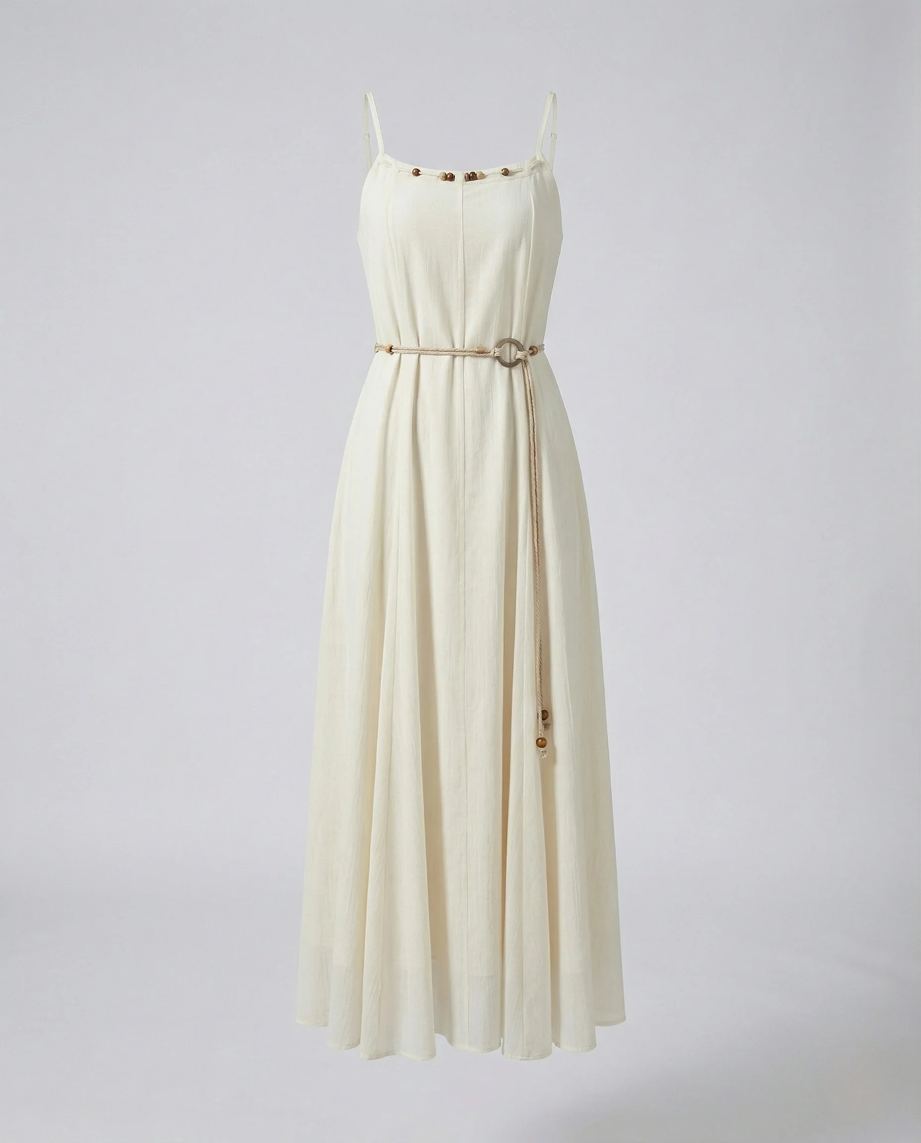 Damen Maxikleid Knitteroptik mit Trägern - Image 4
