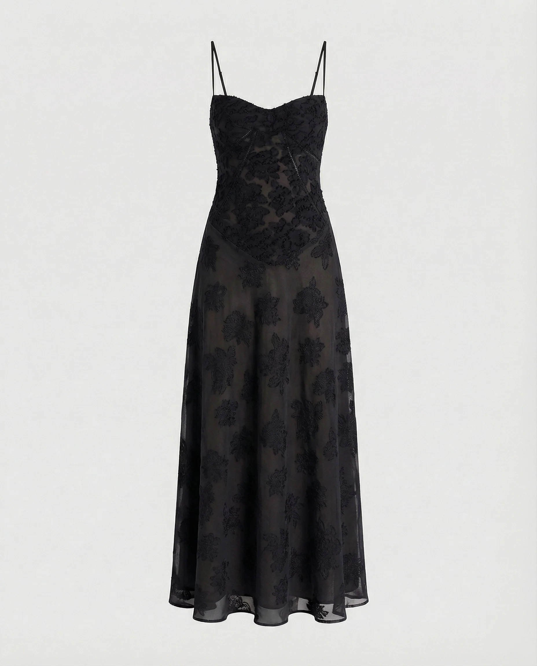 Damen Maxikleid Spitze Abendkleid lang - Image 2