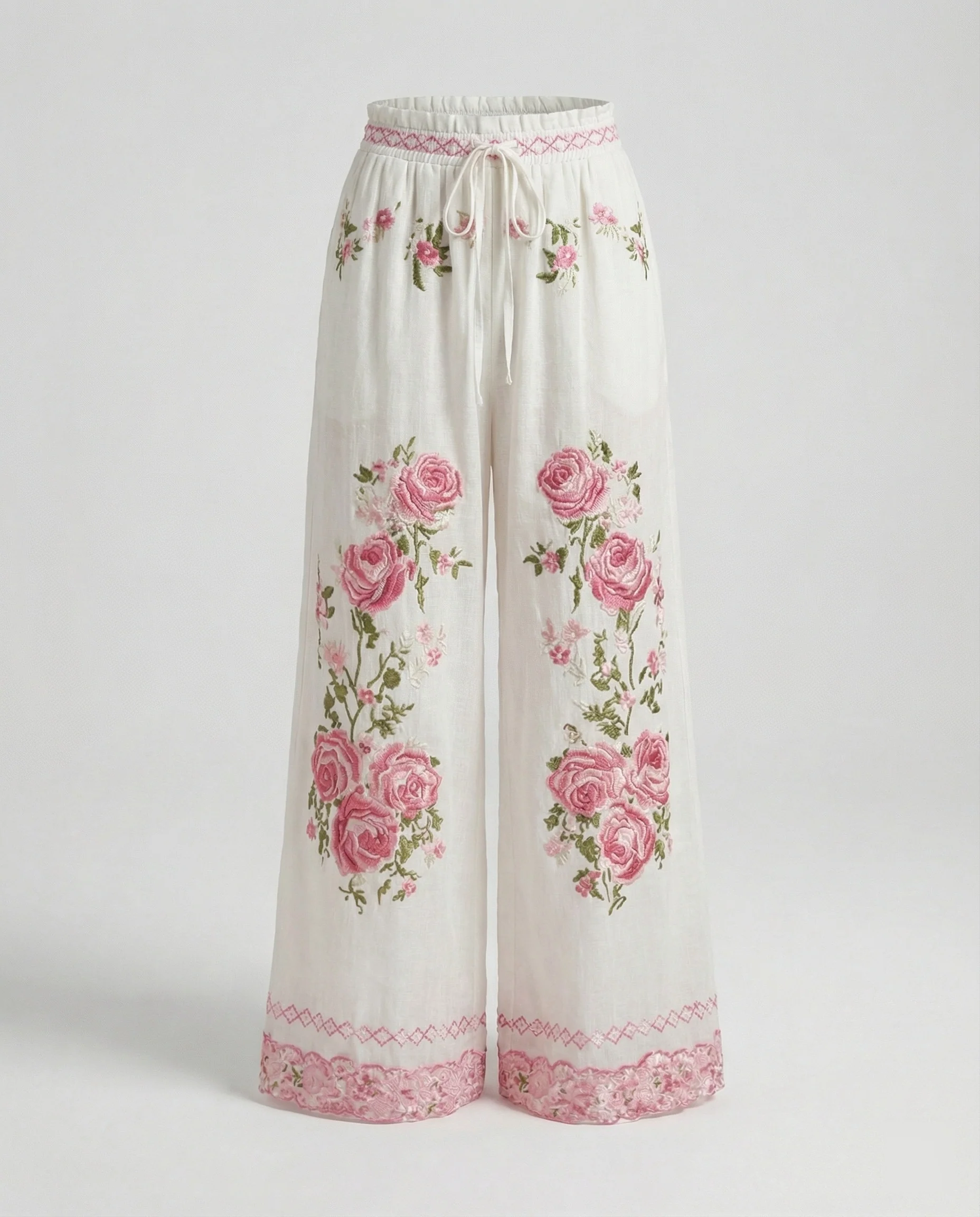 Damen Haremshose Boho Patchwork - Image 11