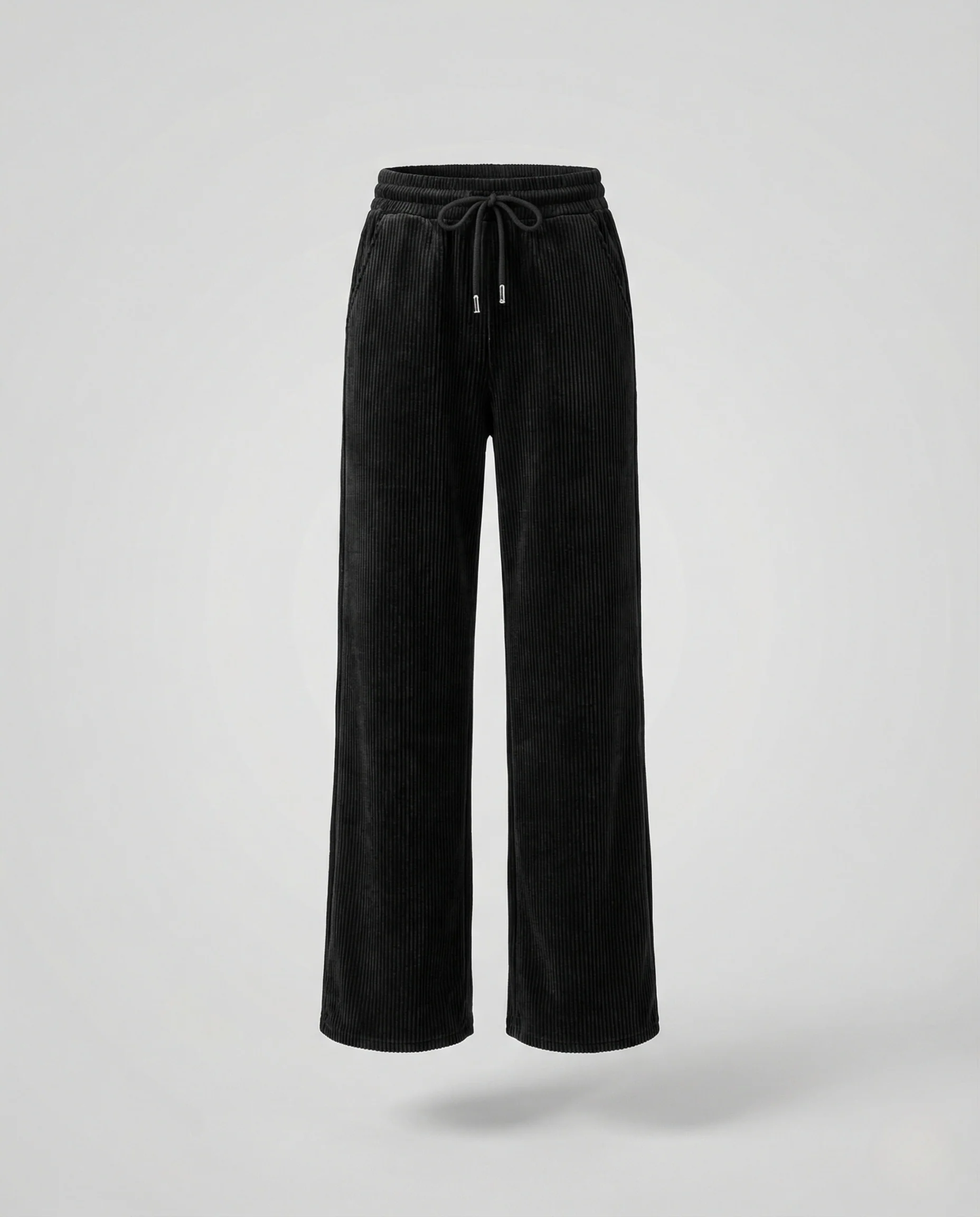 Damen Breitcord Palazzohose mit Kordelzug - Image 6