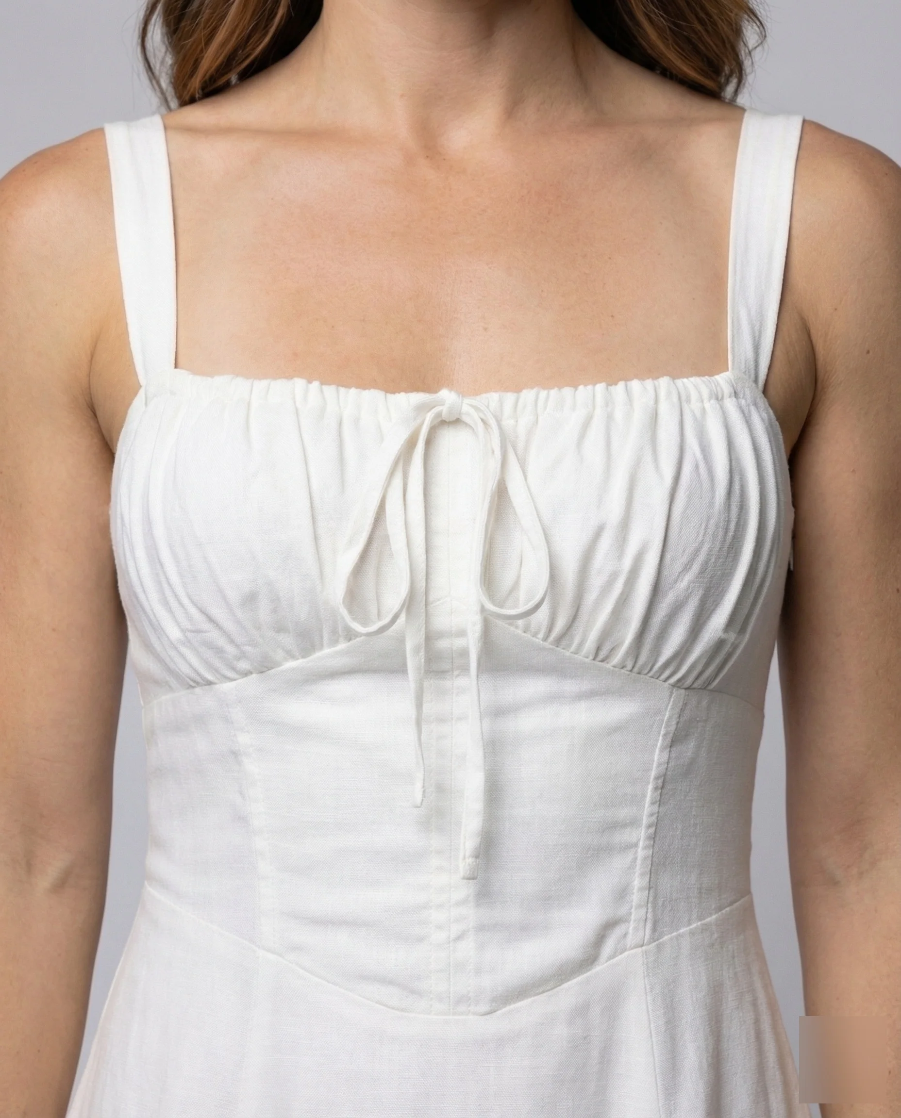 Damen Bustier Maxikleid mit Schlitz - Image 3