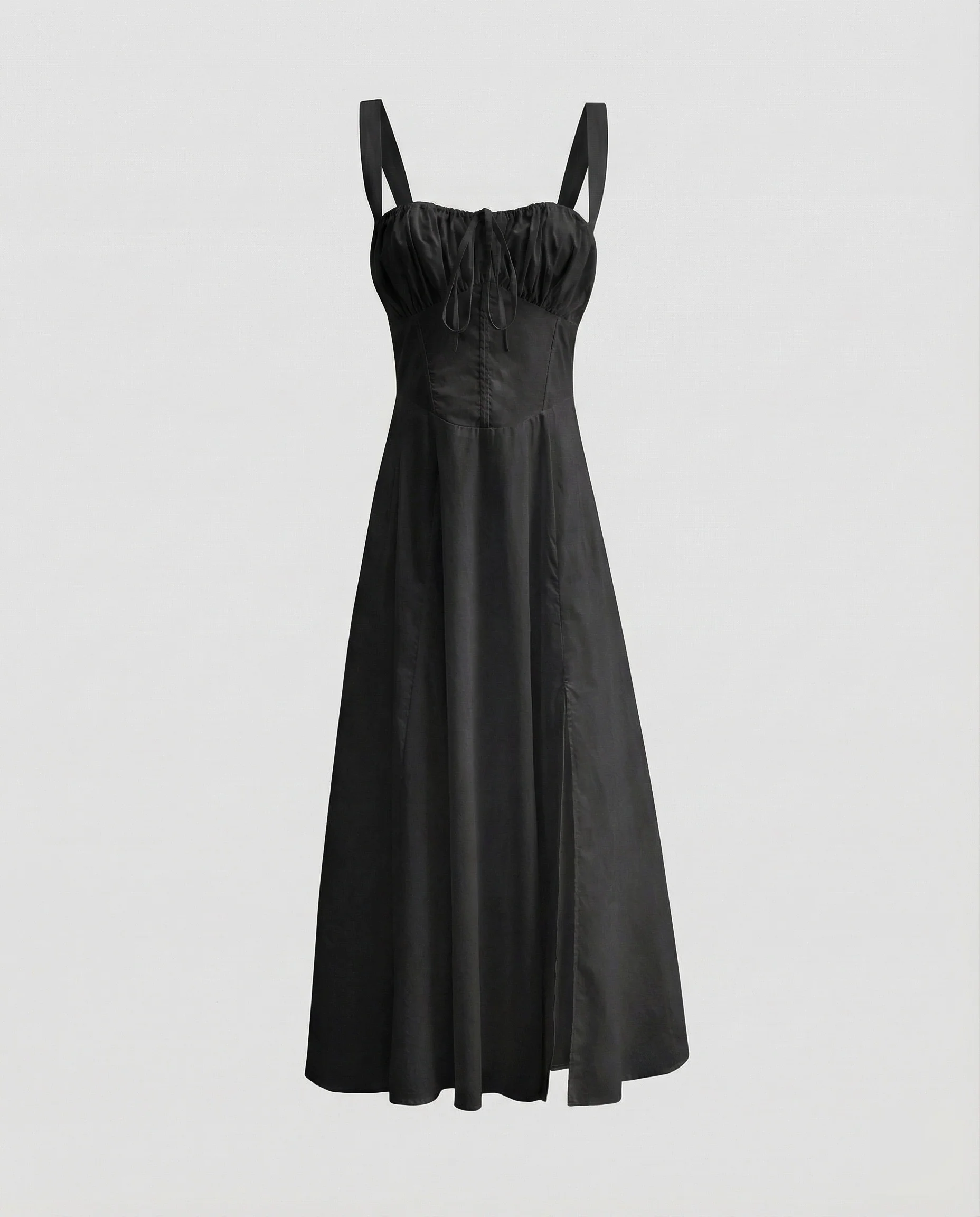 Damen Bustier Maxikleid mit Schlitz - Image 5