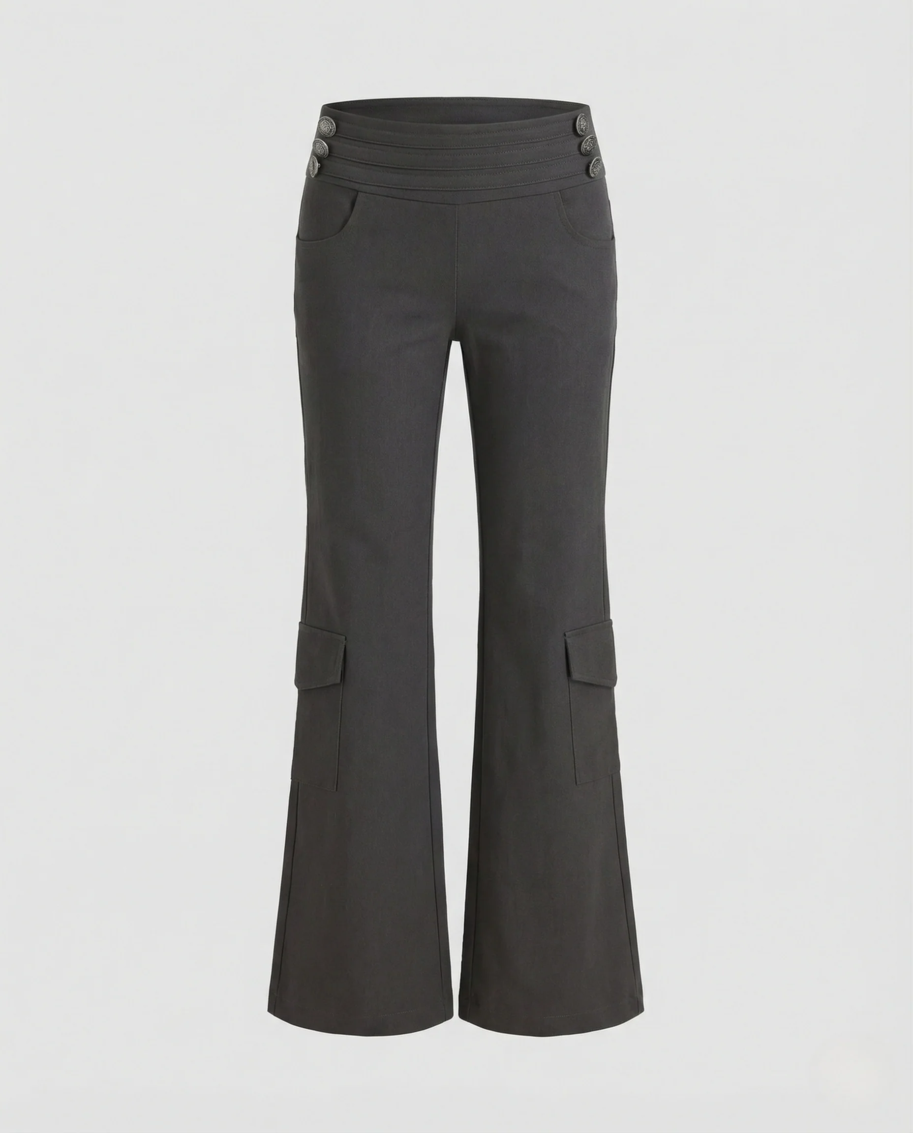 Damen Cargo Schlaghose mit Taschen - Image 5