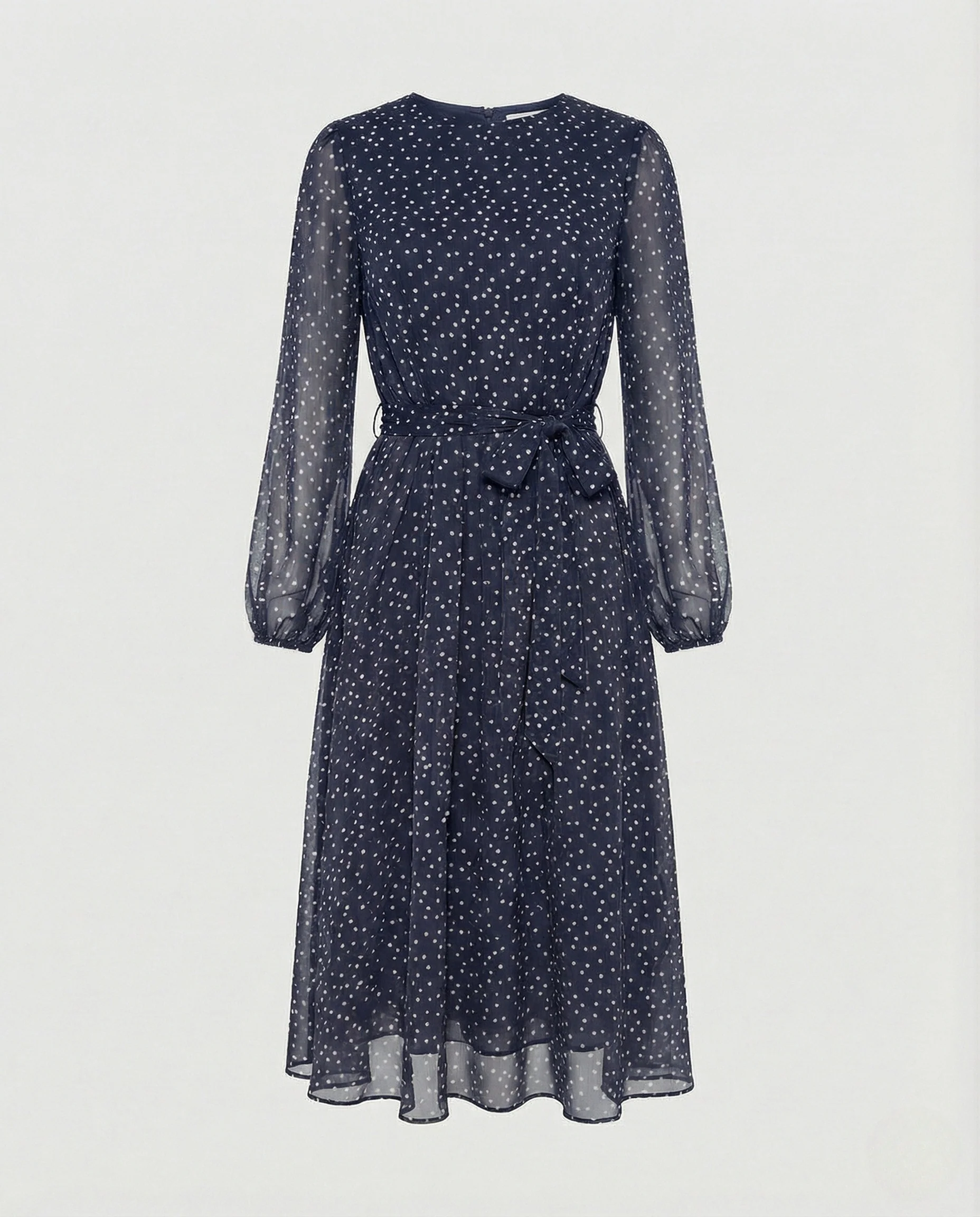 Freizeitkleid Damen Midikleid Chiffon - Image 6