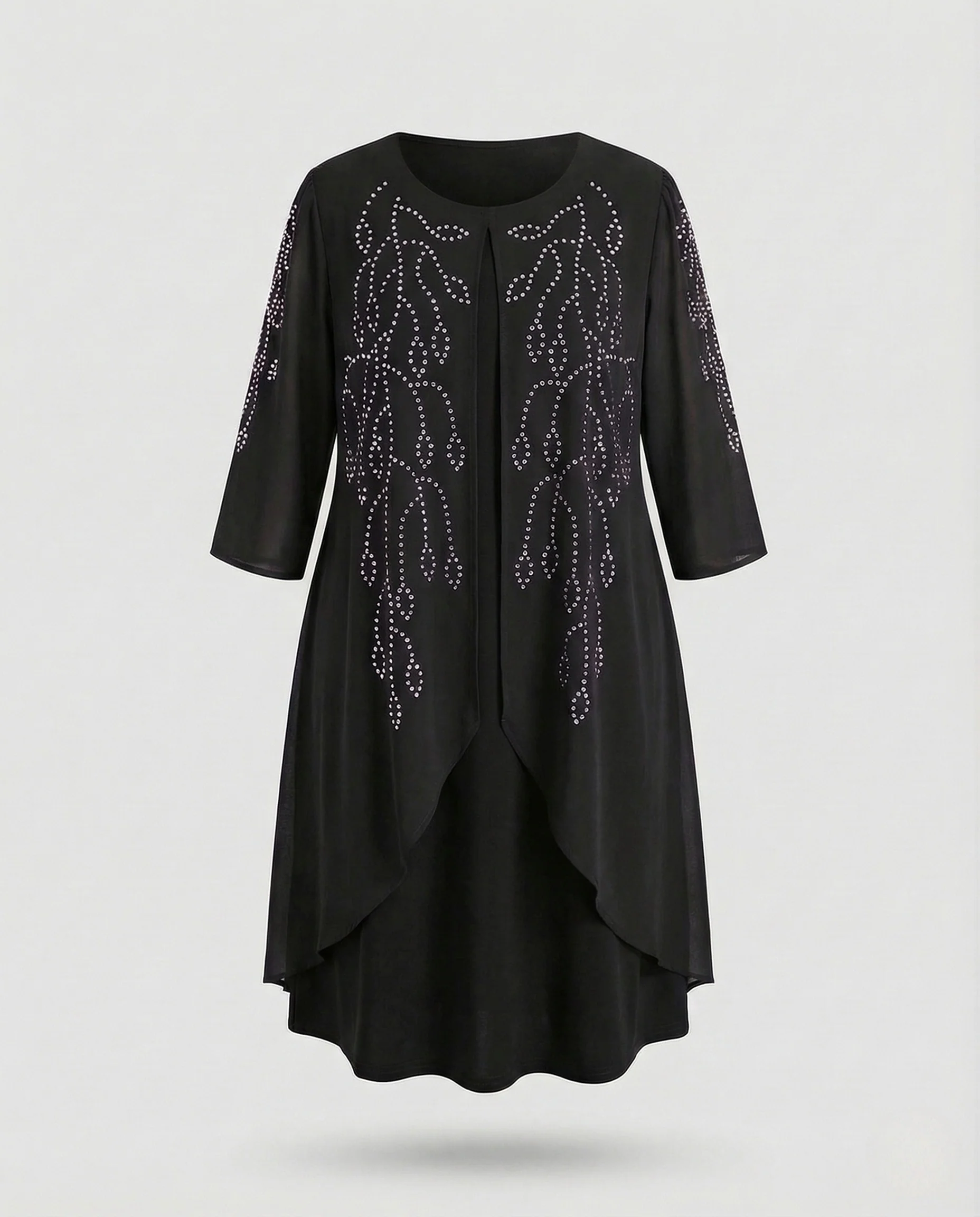Damen Cocktailkleid elegant mit Strass - Image 4