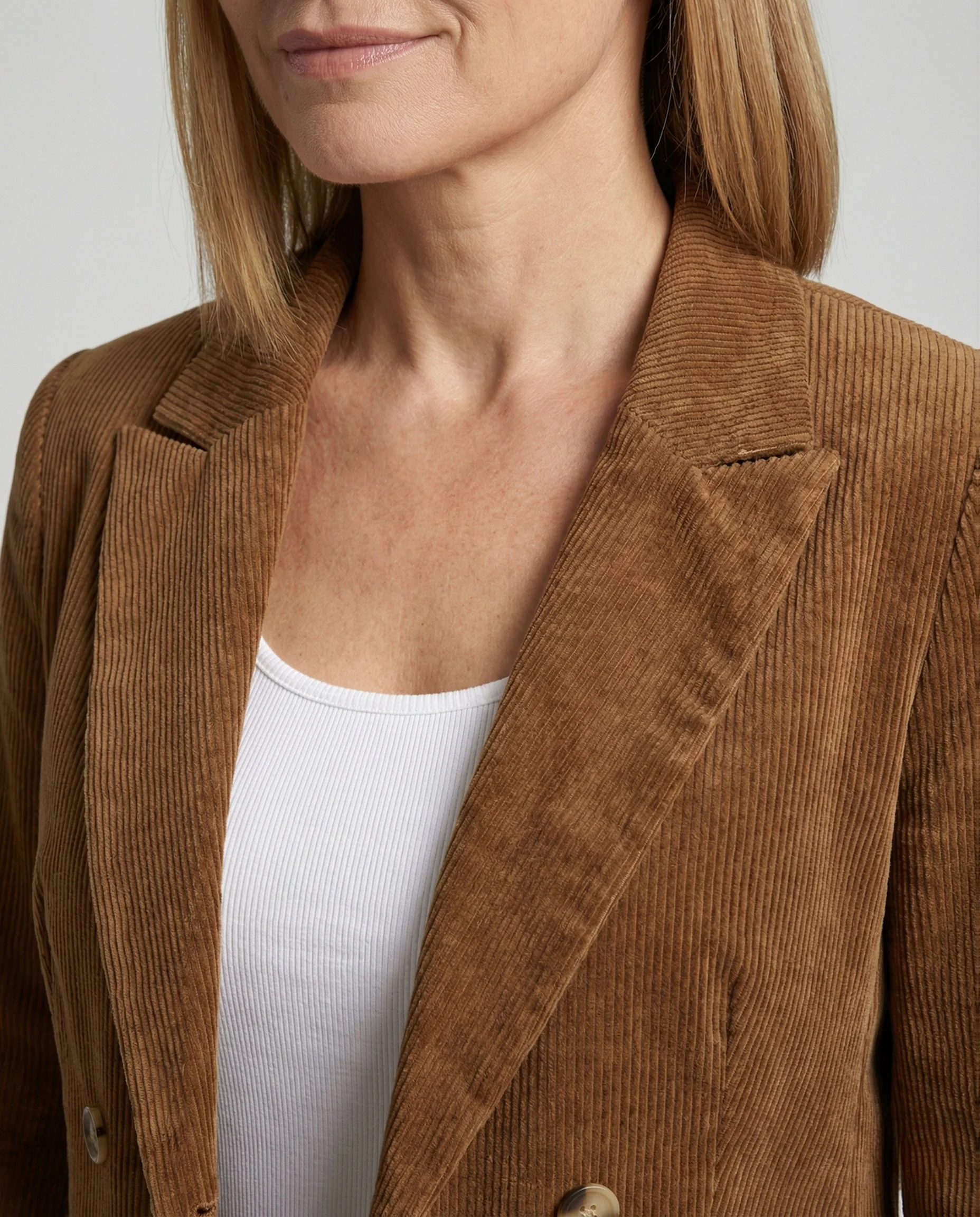 Freizeitkleidung Damen Oversize Cordblazer - Image 3
