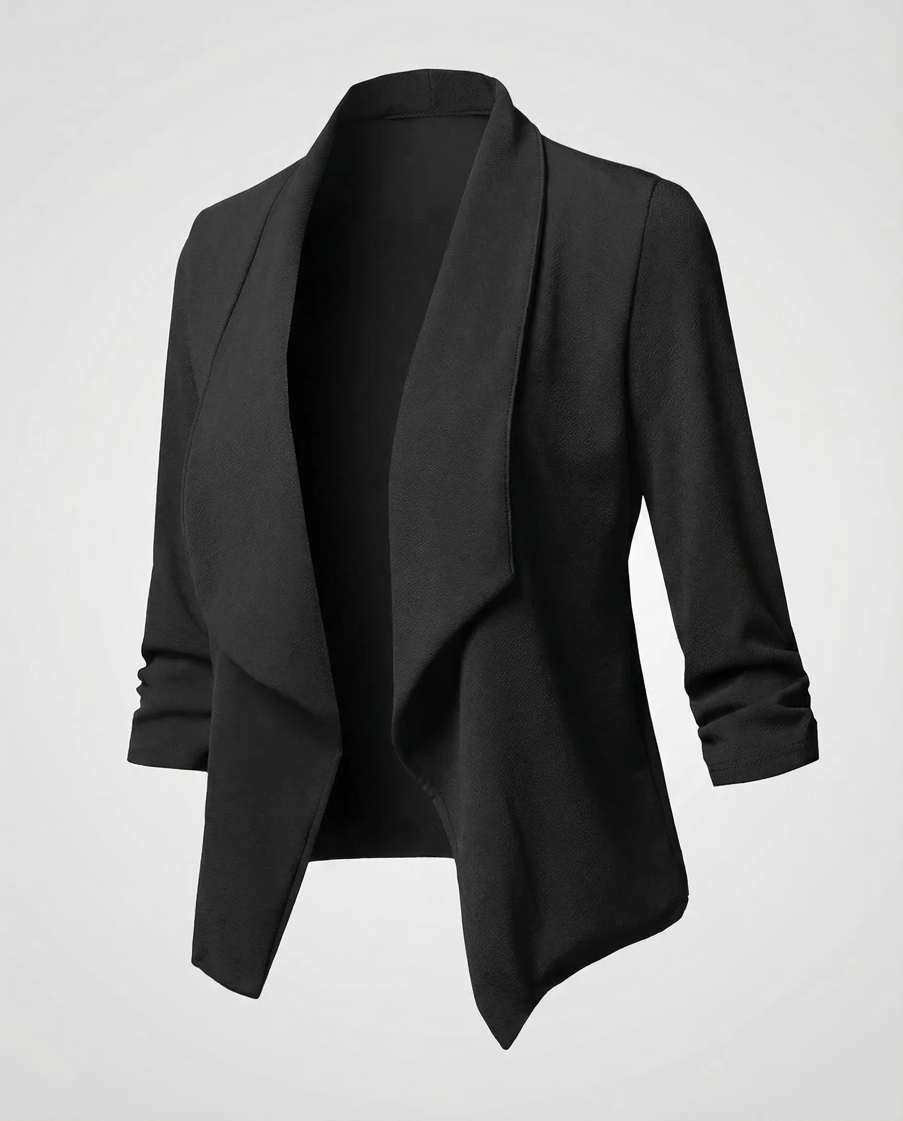 Damen Strick Blazer Wasserfall - Image 5