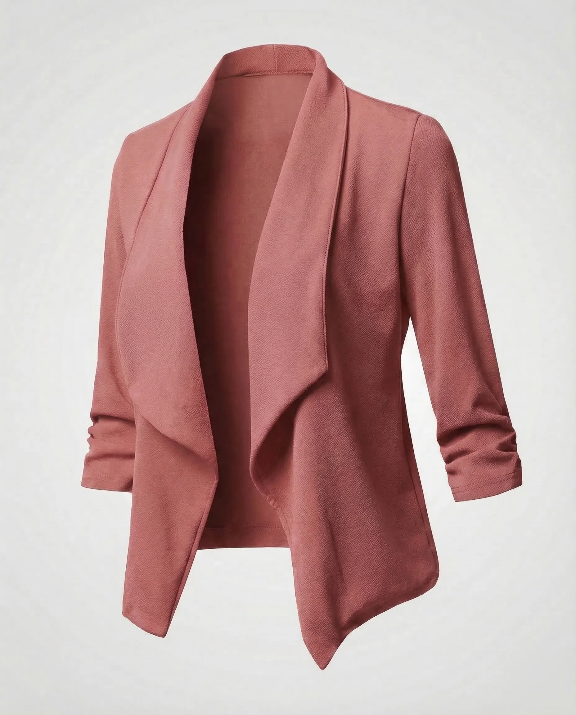 Damen Strick Blazer Wasserfall - Image 7