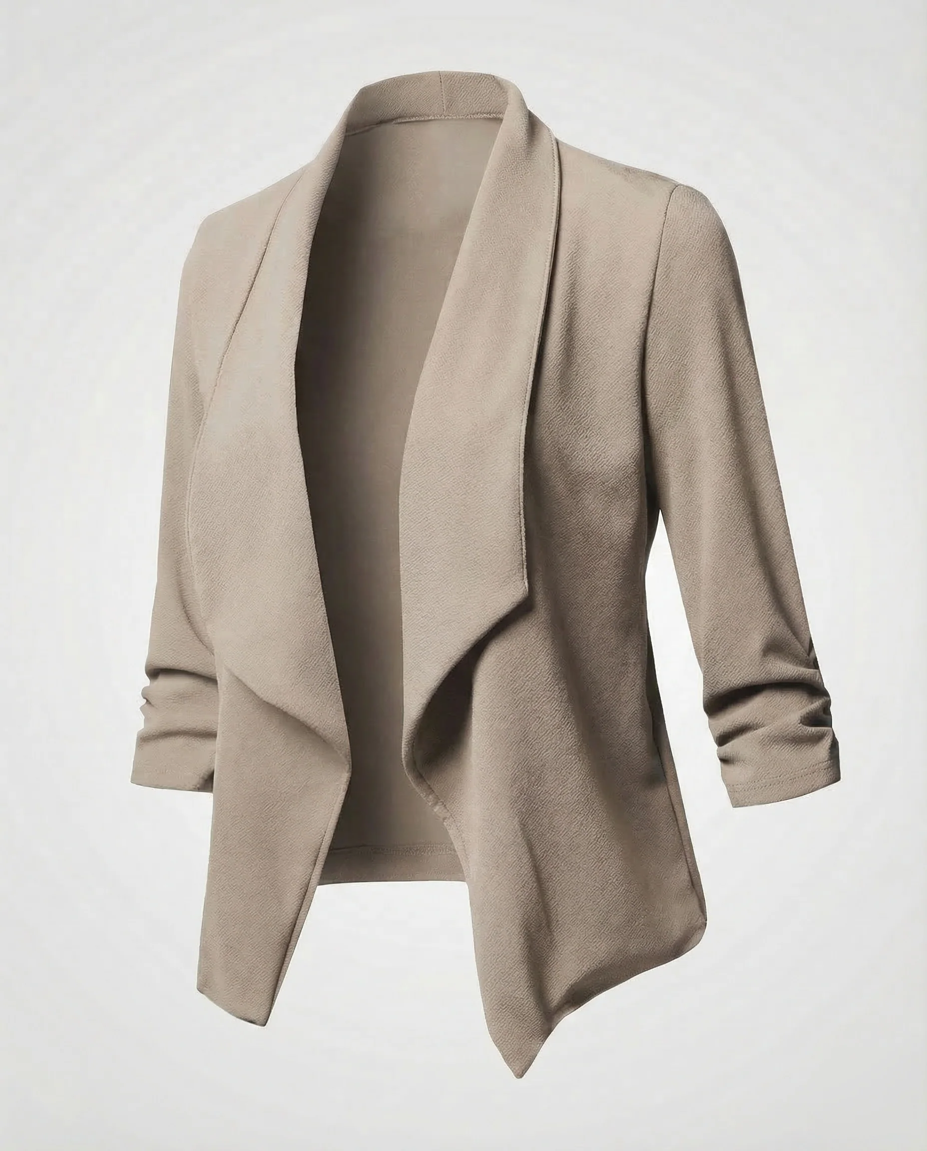 Damen Strick Blazer Wasserfall - Image 9