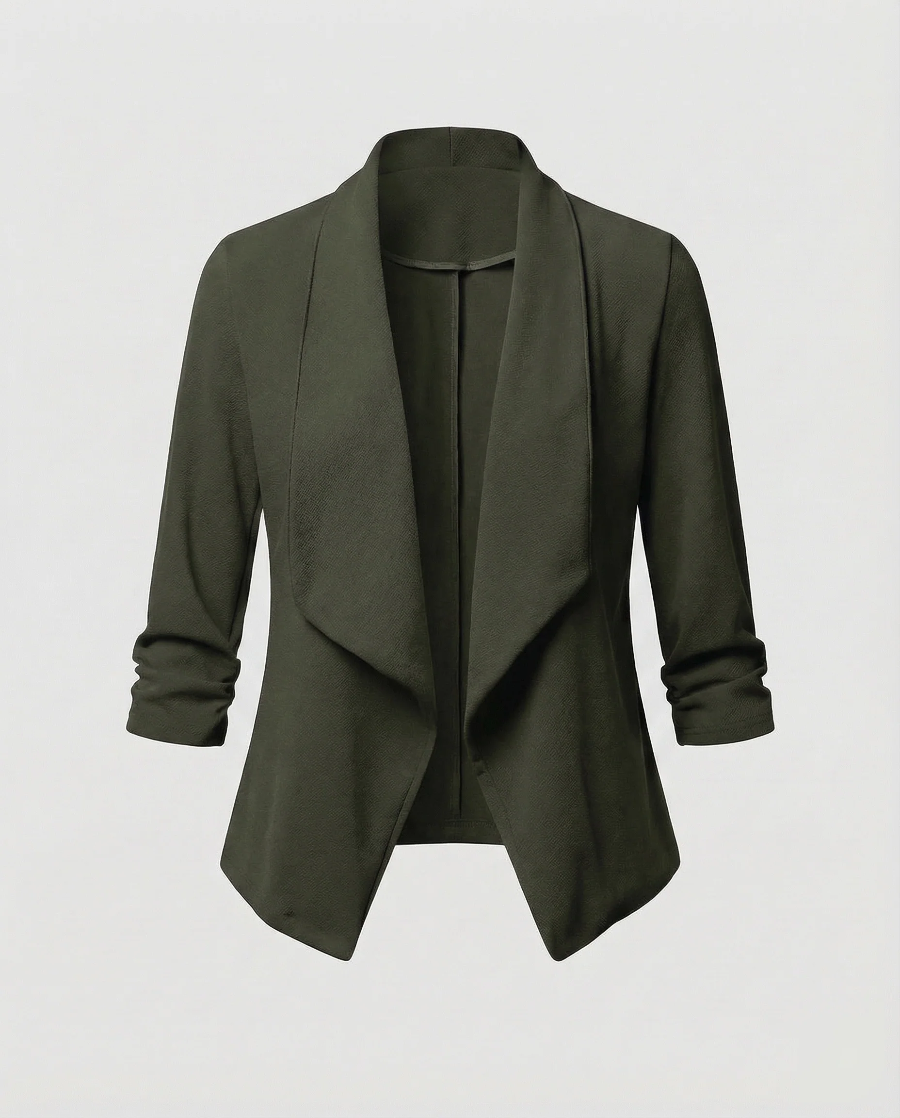Damen Wasserfall Blazer Kurz - Image 12
