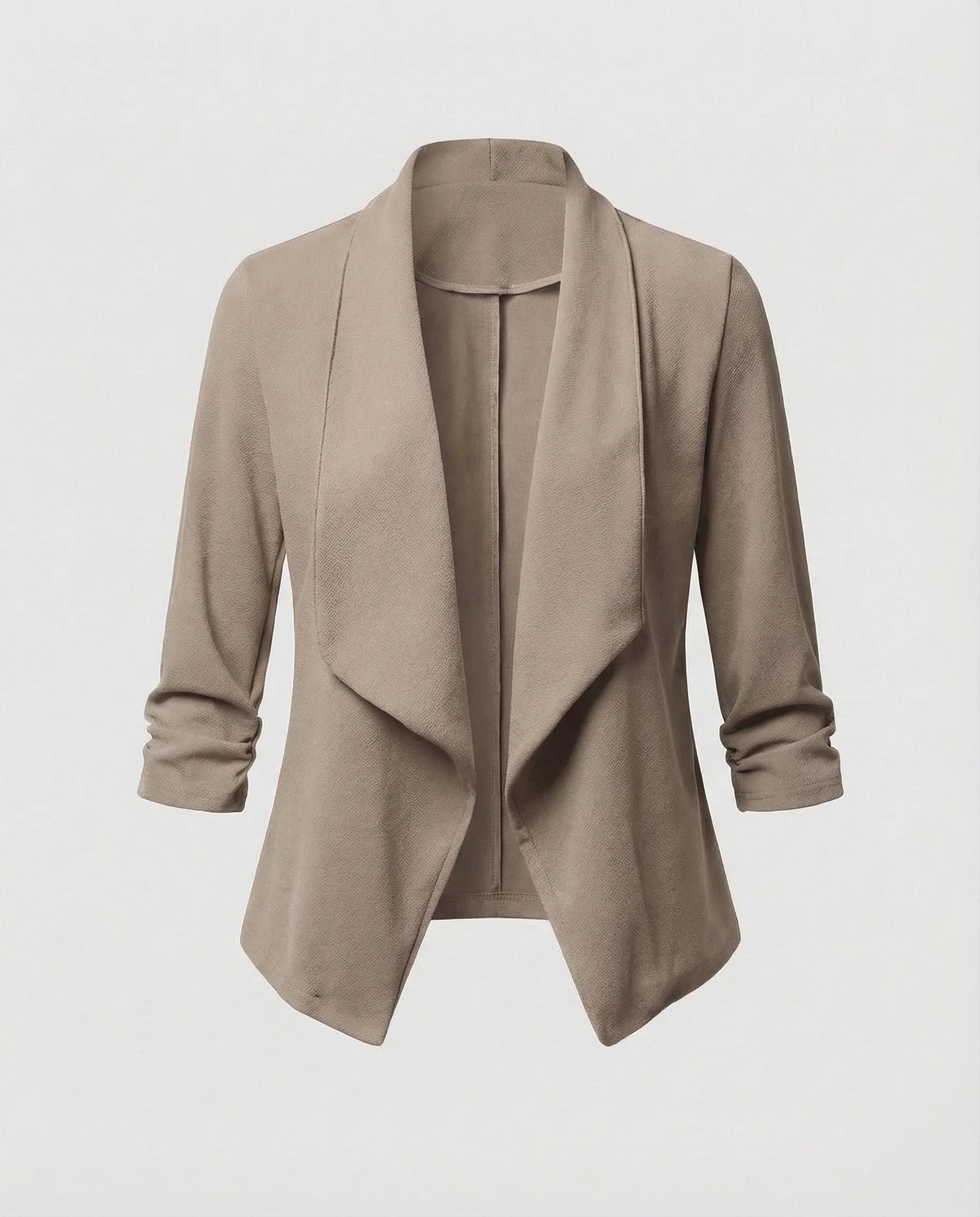 Damen Wasserfall Blazer Kurz - Image 13