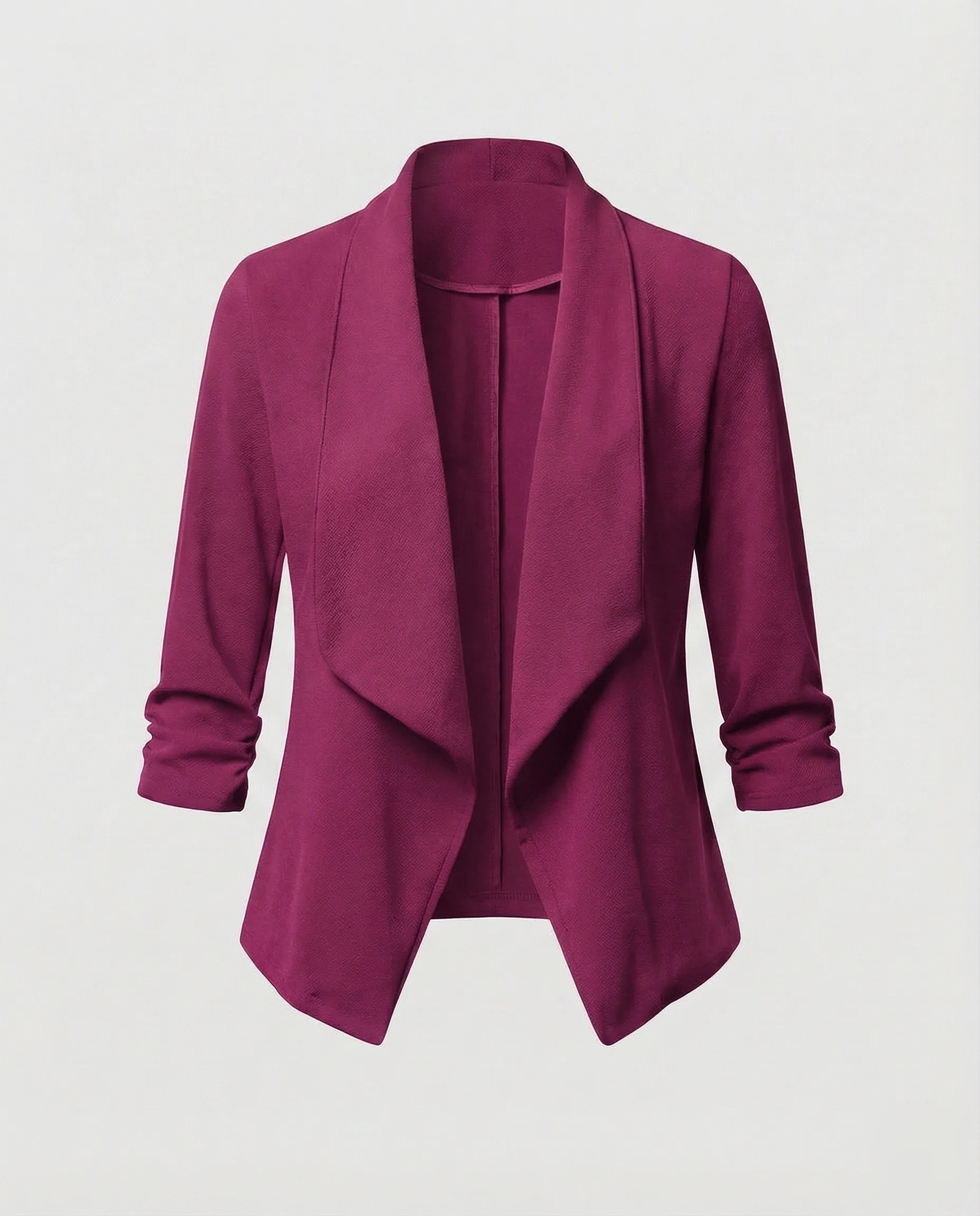 Damen Wasserfall Blazer Kurz - Image 15