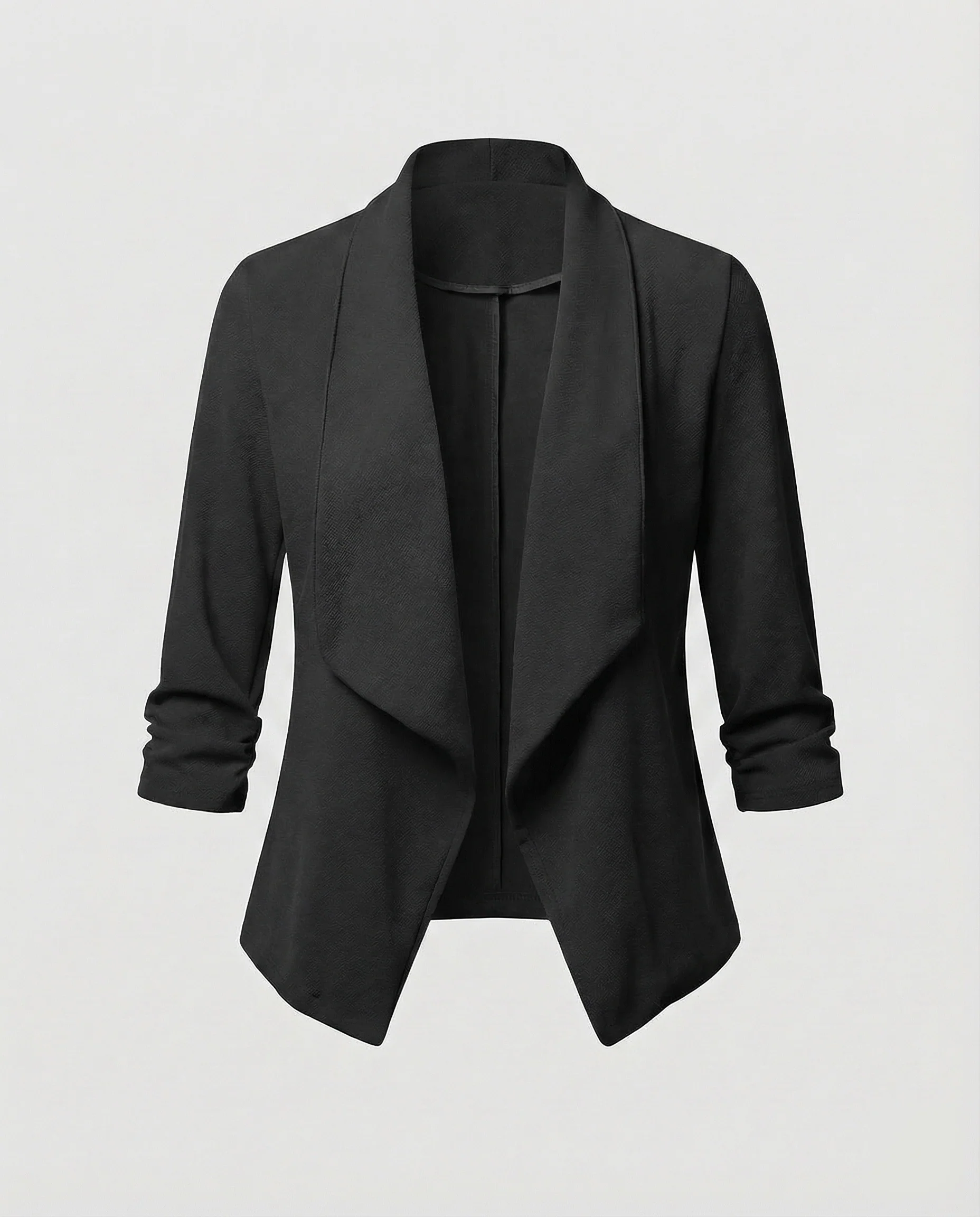 Damen Wasserfall Blazer Kurz - Image 16