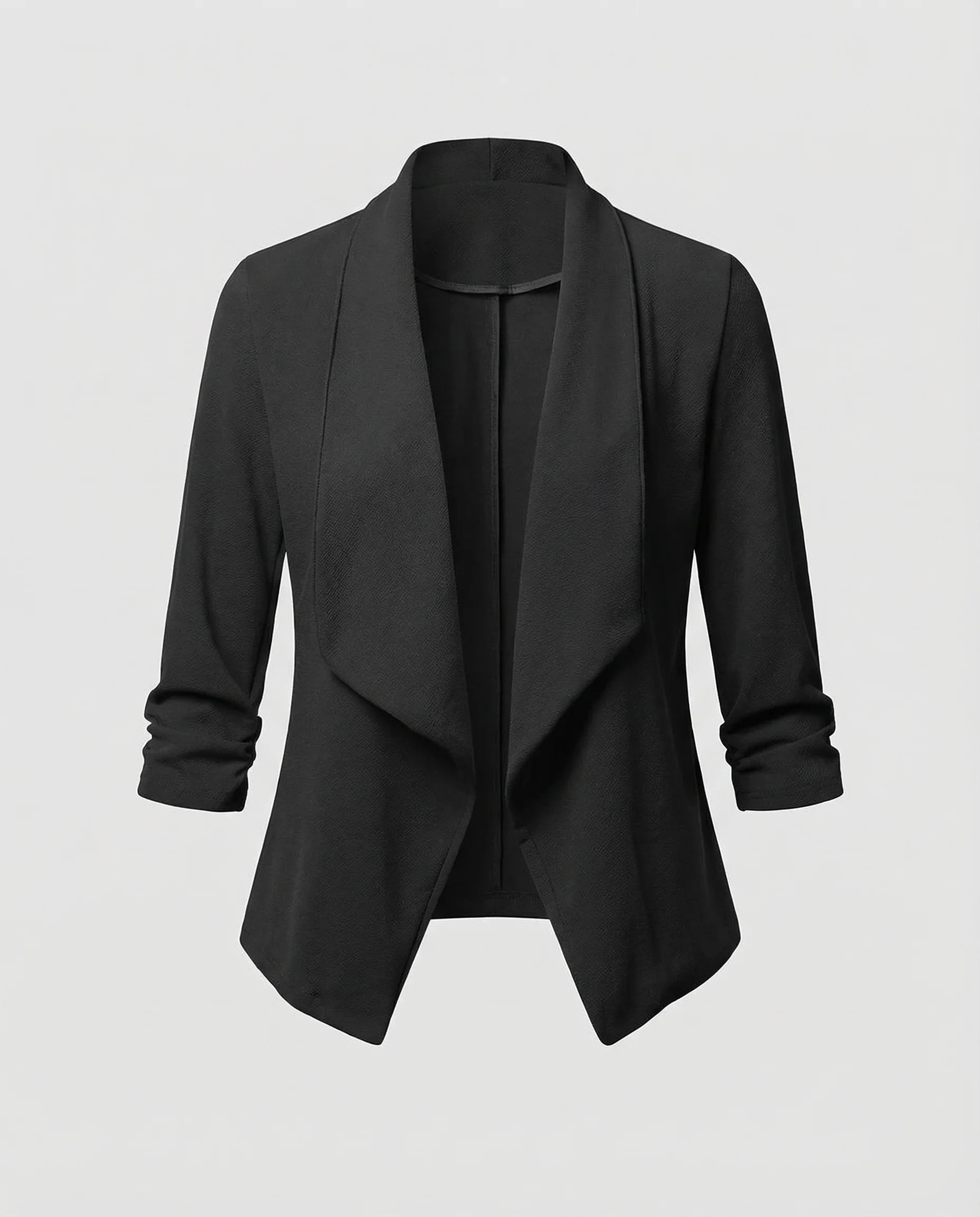 Damen Wasserfall Blazer Kurz - Image 5