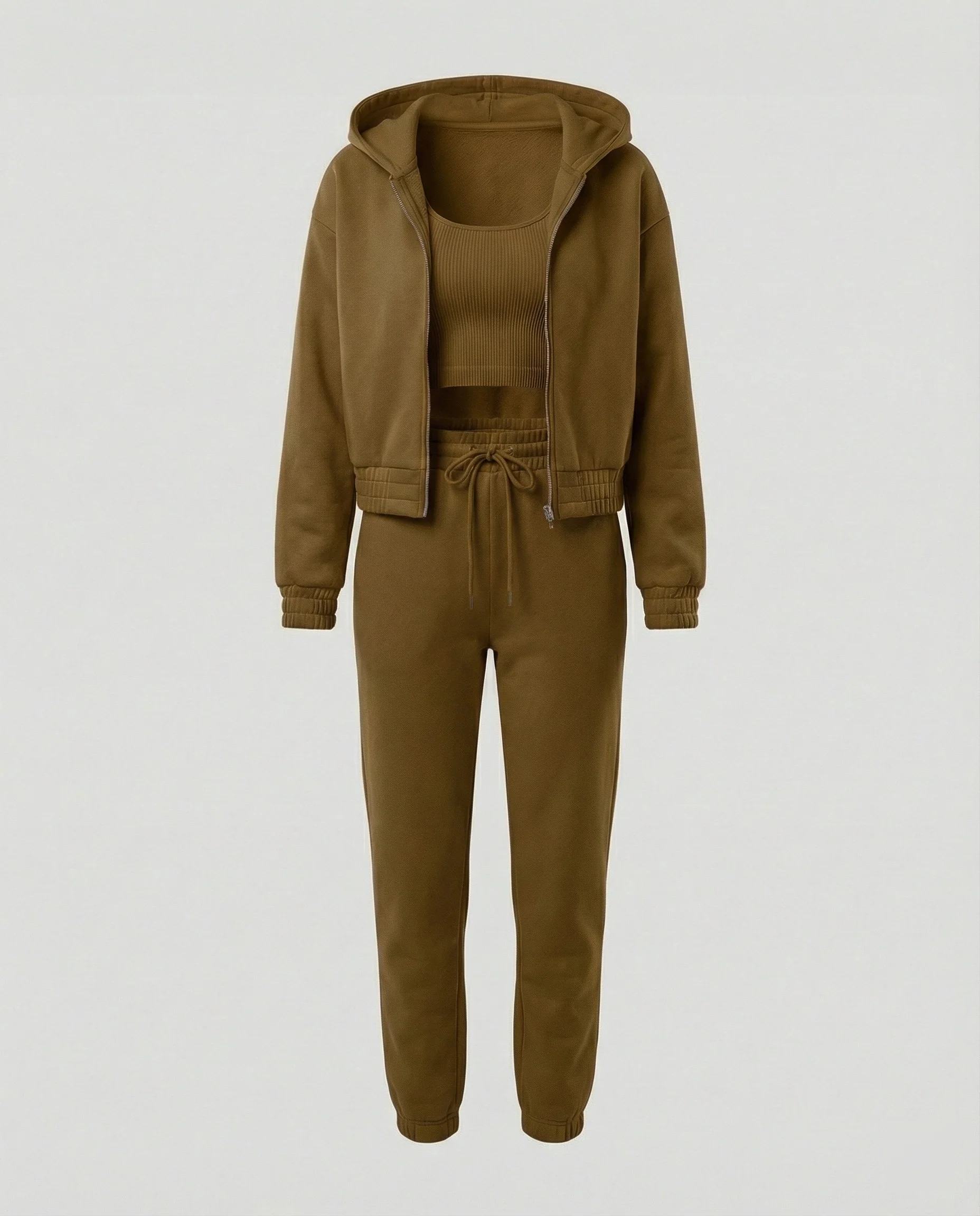 Damen Freizeit Set 3-teilig mit Hoodie und Jogginghose - Image 11