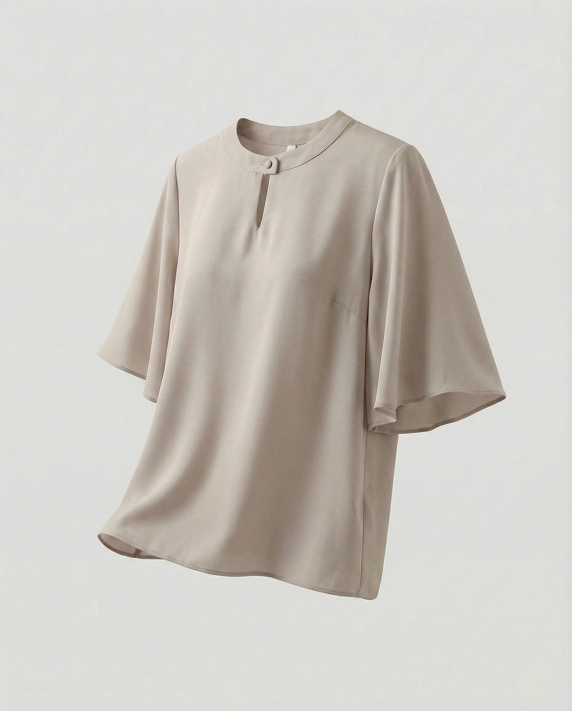 Damen Elegante Chiffonbluse mit Flügelärmeln - Image 7