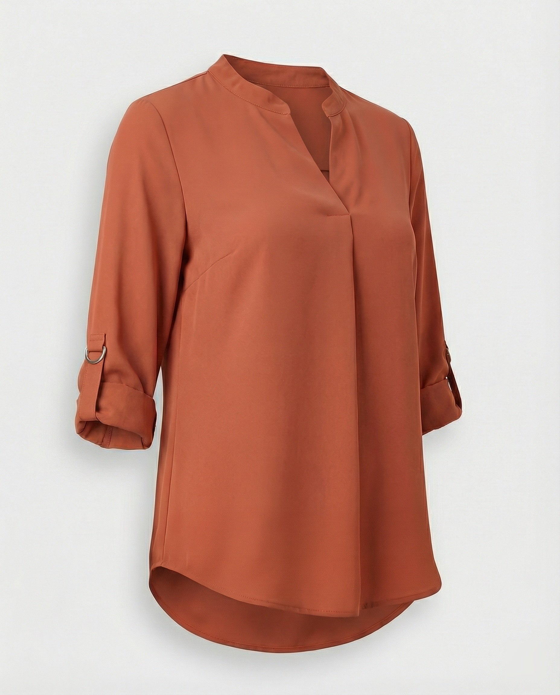 Chiffon Blusentop Damen mit V-Ausschnitt - Image 8