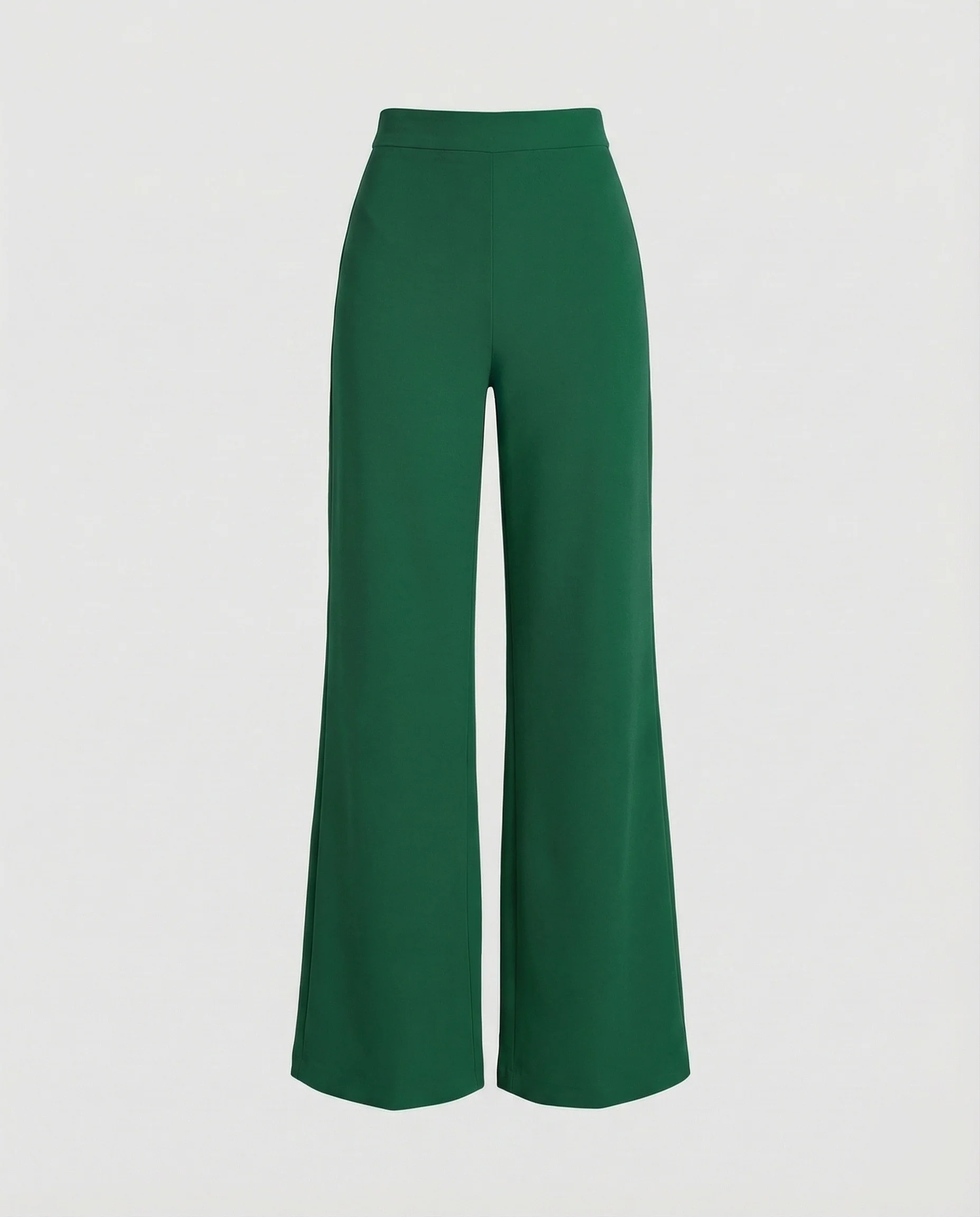 Damen Palazzo Hose Crepe High Waist - Image 5